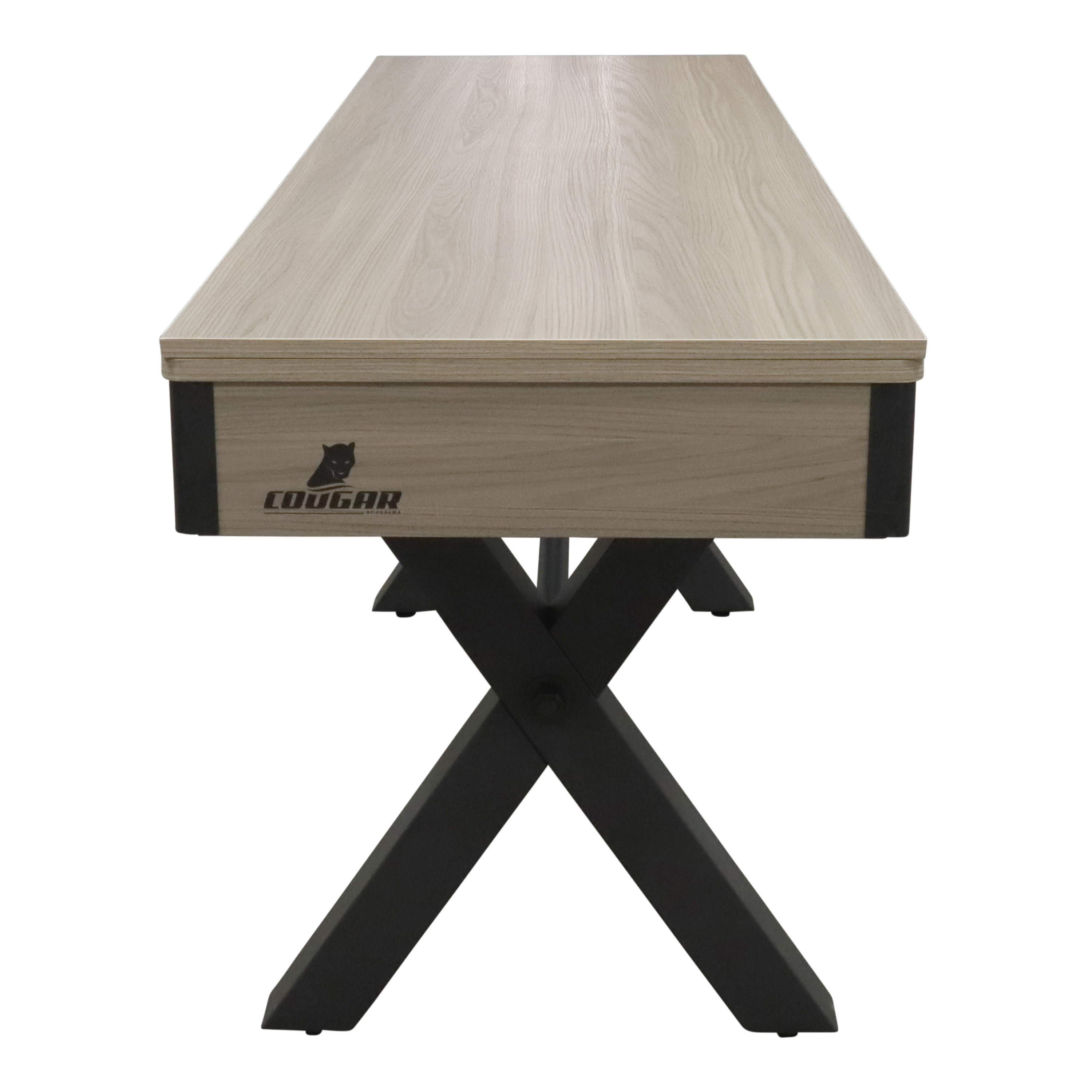 Mason Shuffleboard including Table Top - Oak/Black