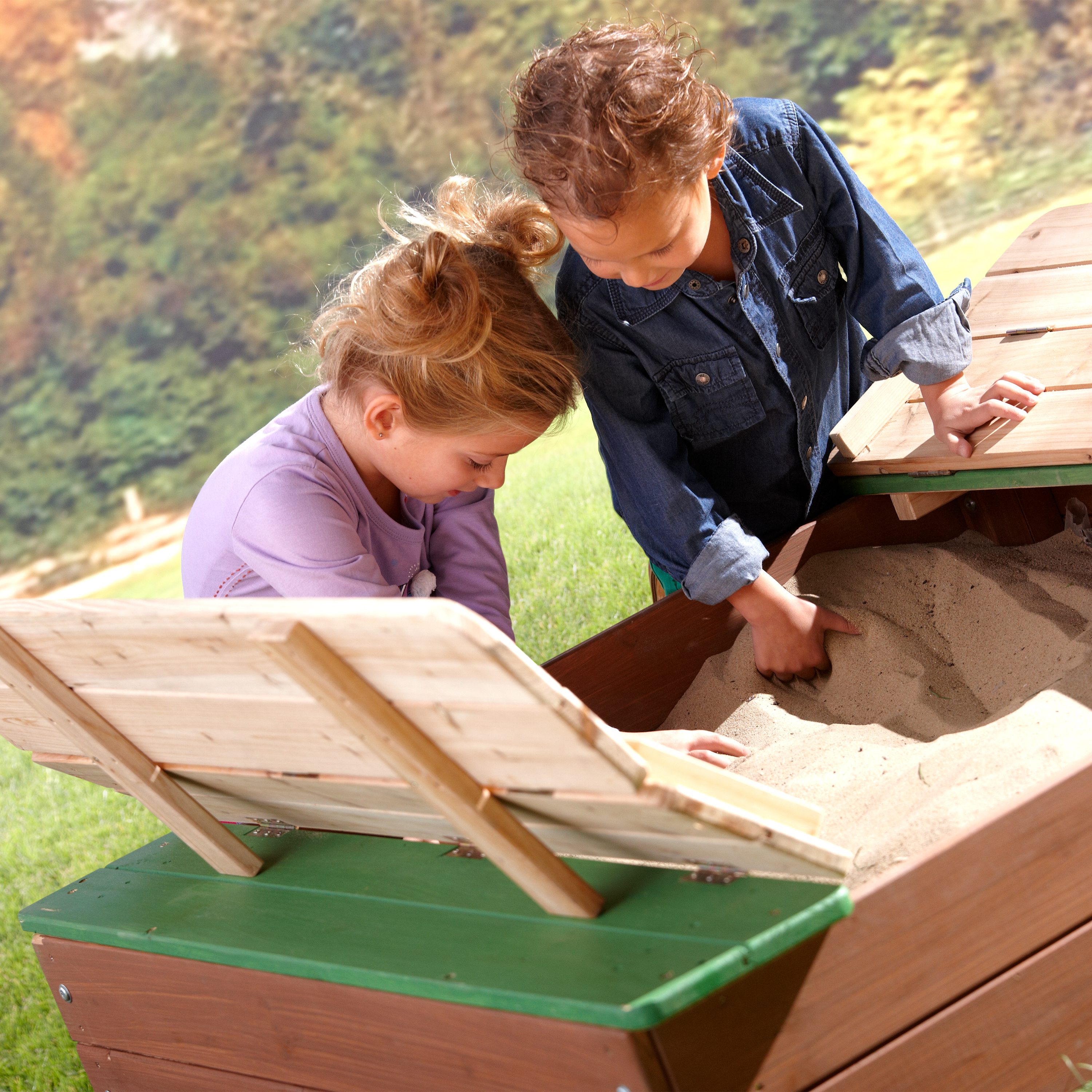 Ella Sandbox Brown/green