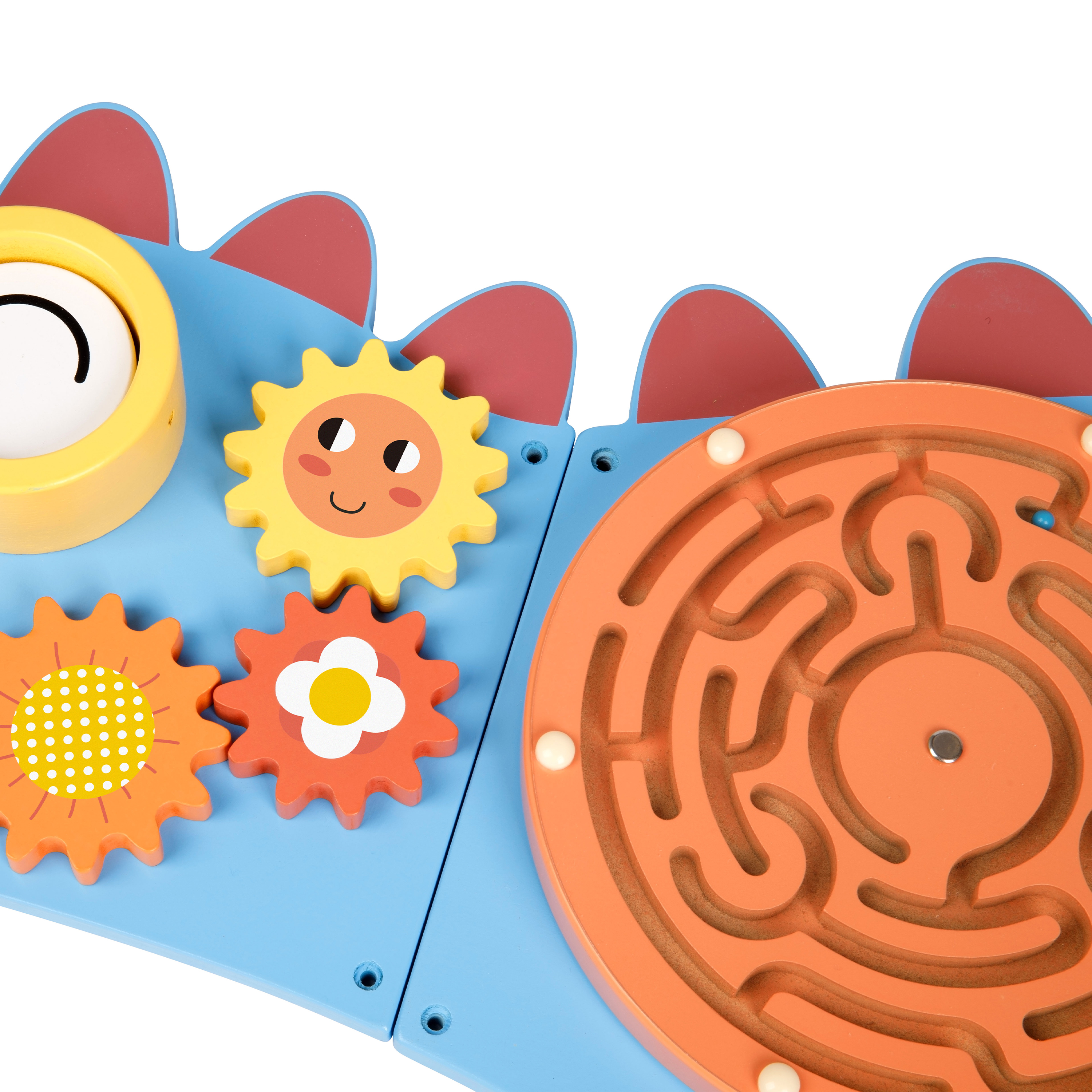 Houten Activiteitenpaneel Dinosaurus