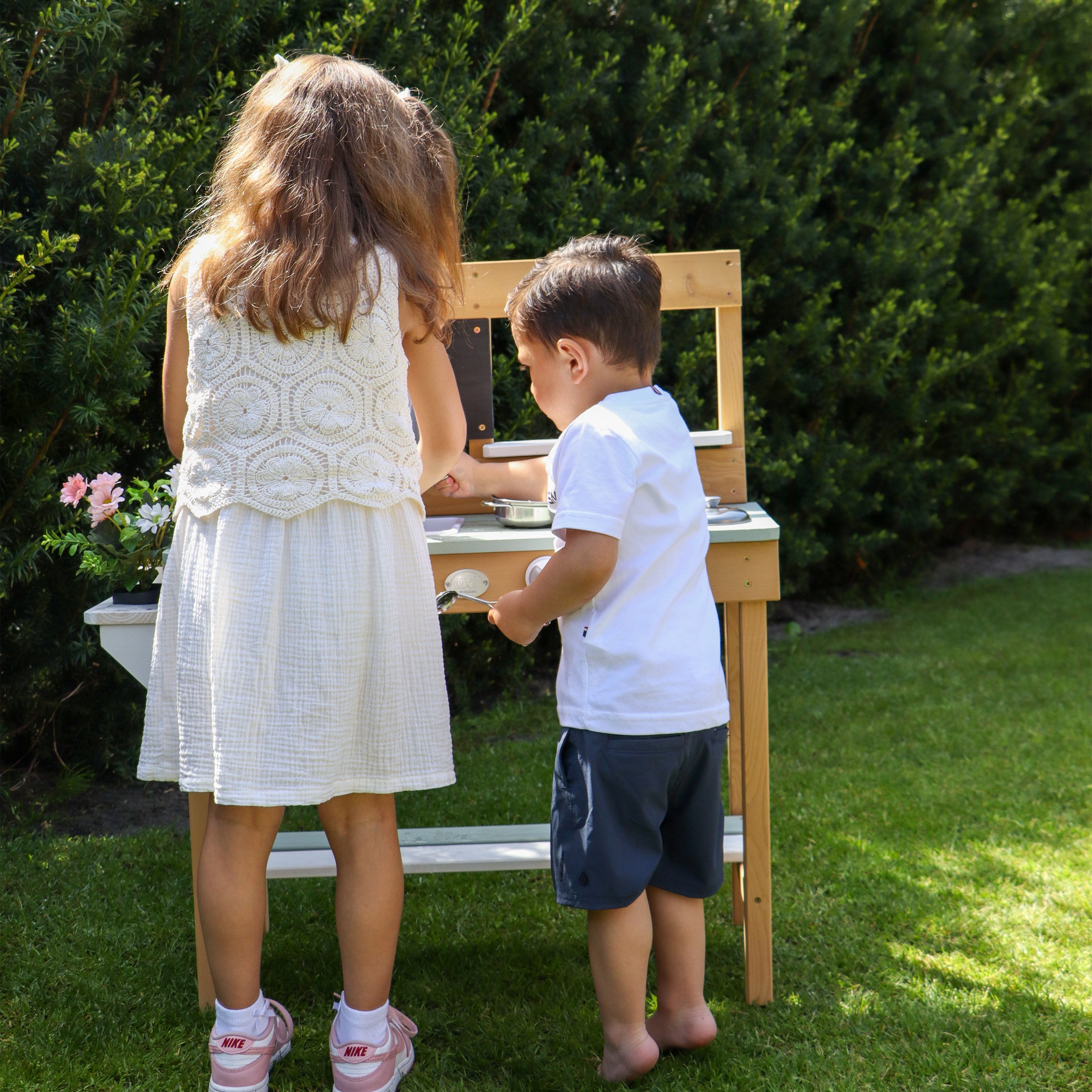 Puck Zand & Water Speelkeuken Bruin/groen