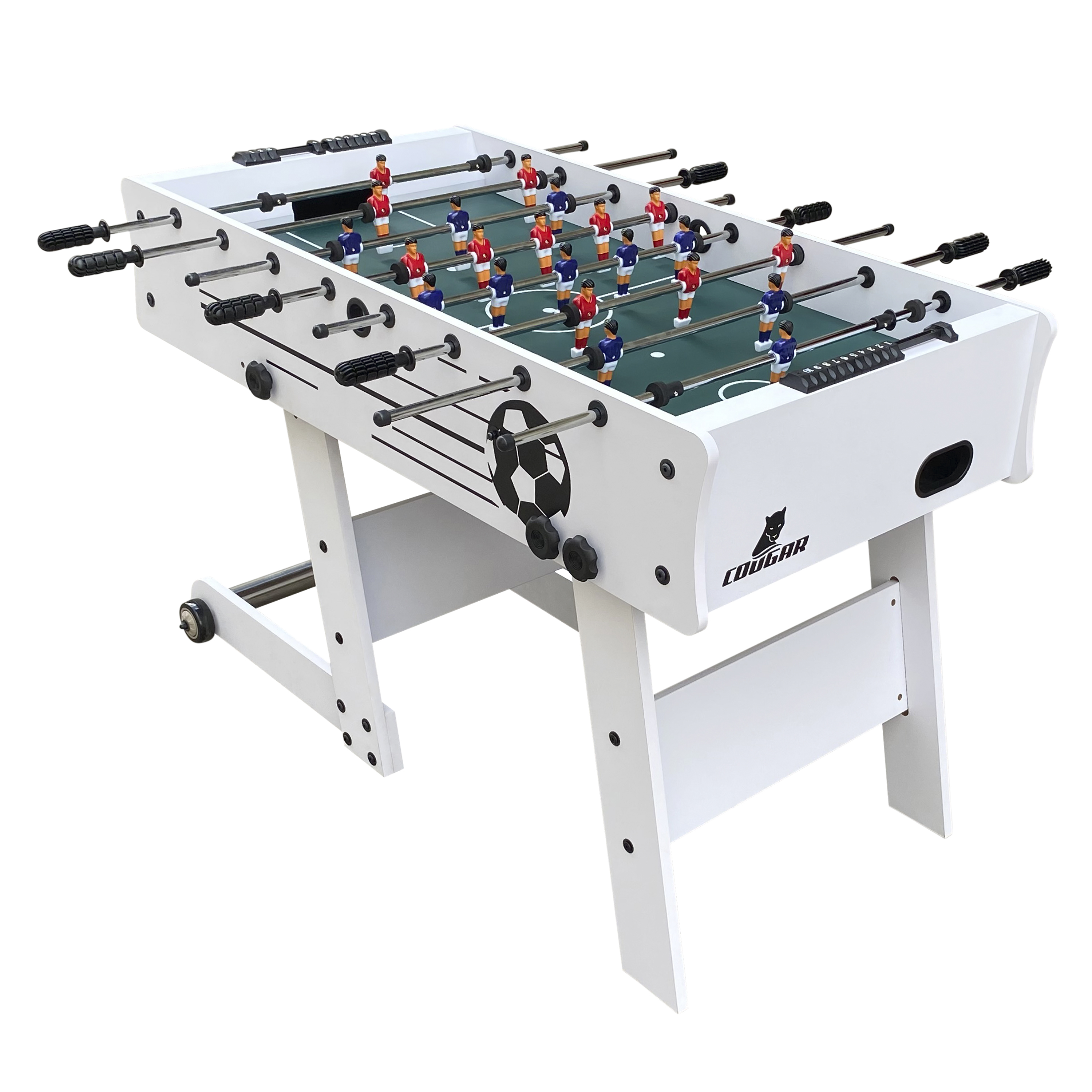 Scorpion Kick opklapbare Voetbaltafel Wit