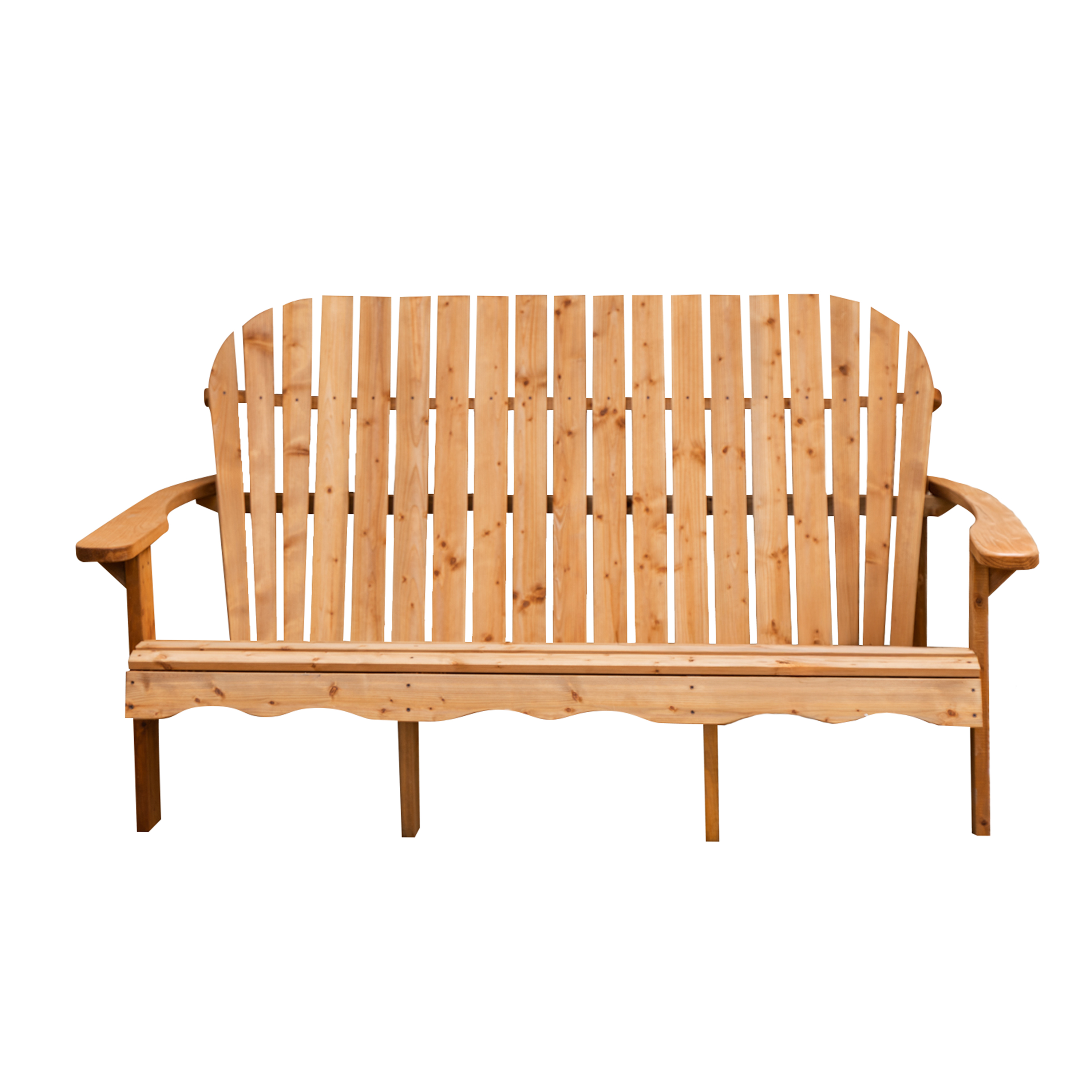 Isabelle Banc de jardin en bois 170 cm - Marron