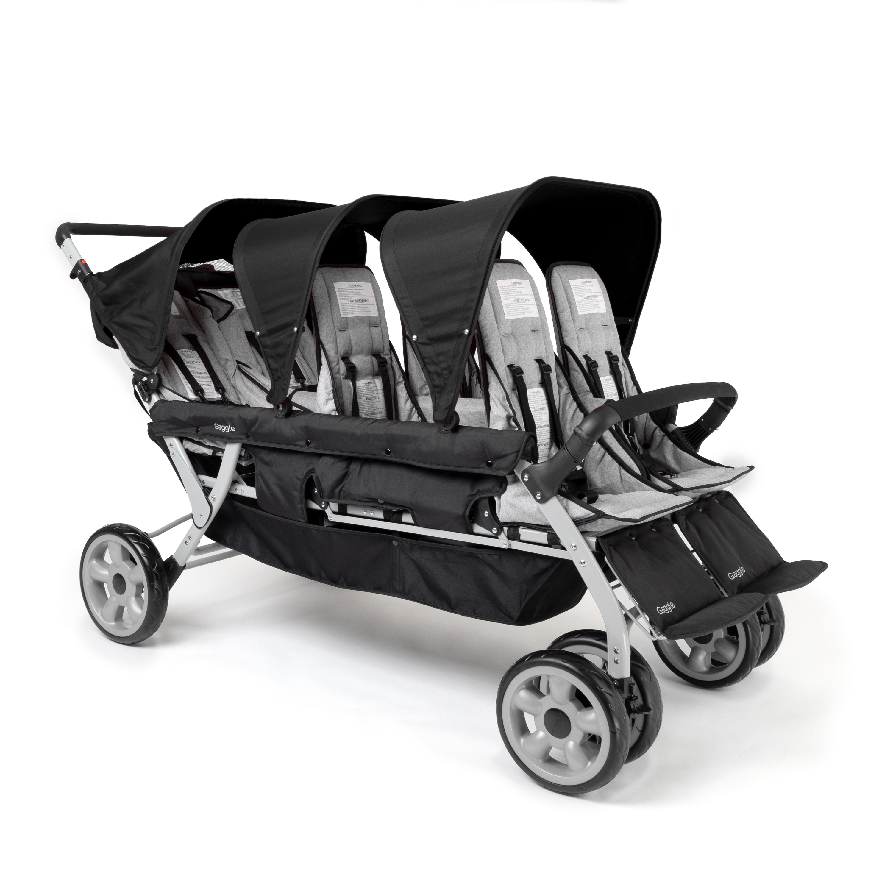 Jamboree 6 Seat Folding Stroller black