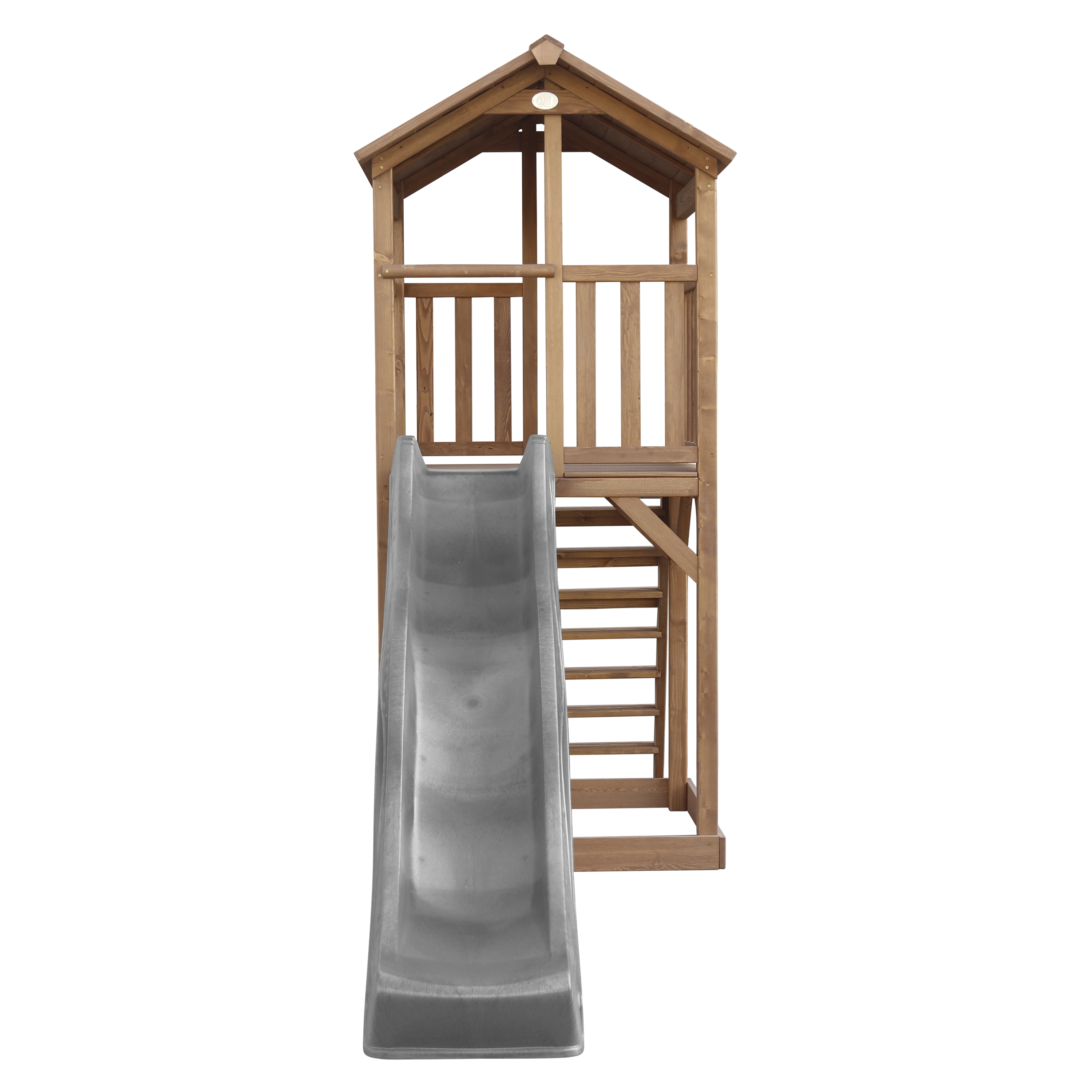 Beach Tower Speeltoren Bruin - Grijze Glijbaan