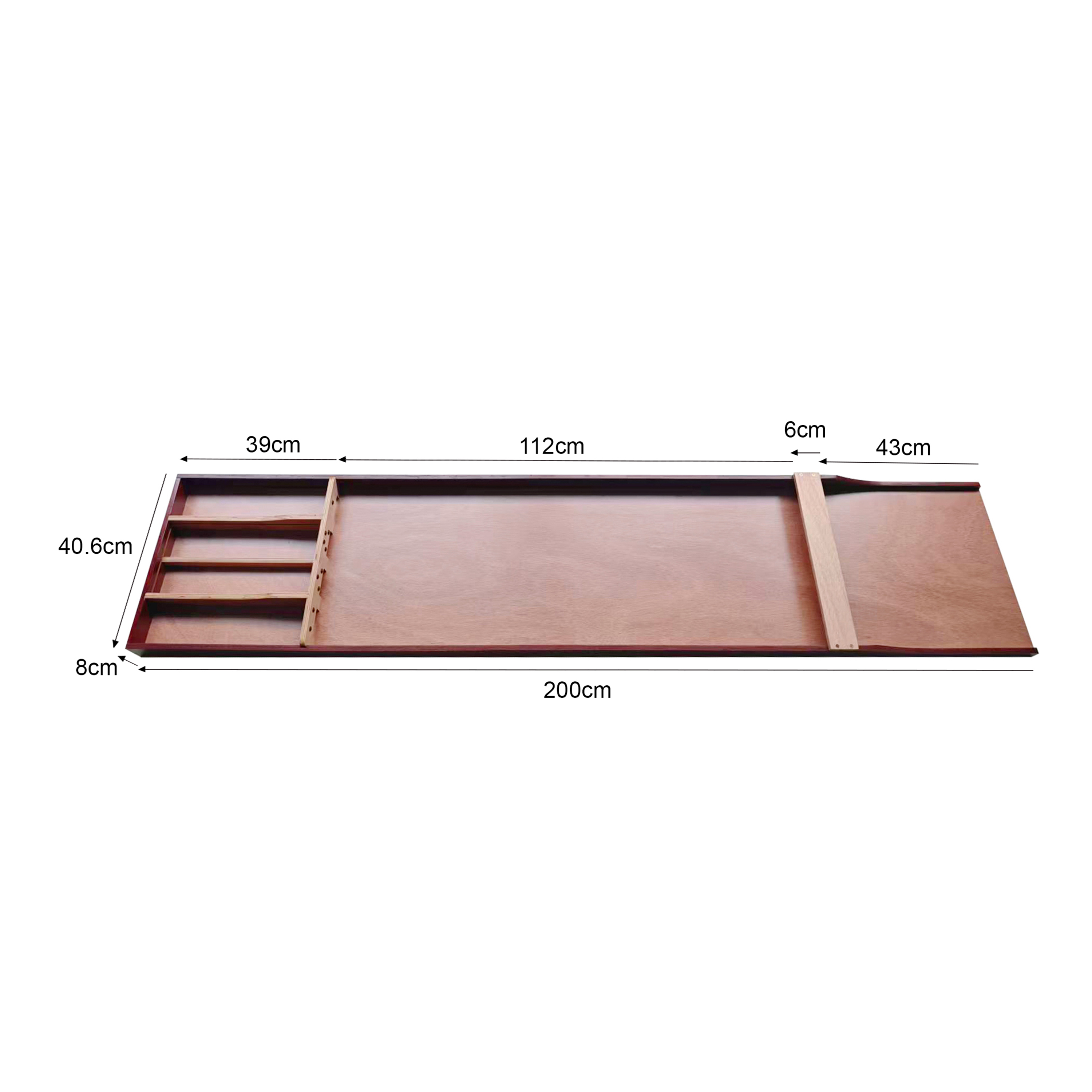 Dutch Shuffle board - Natural/Brown