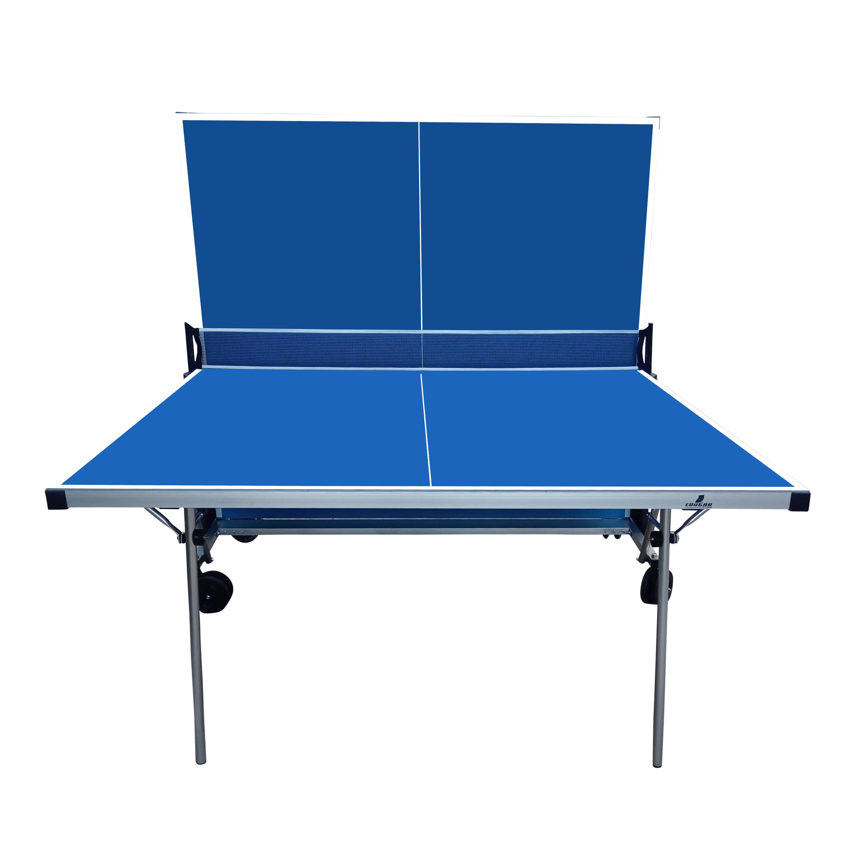 Cougar Tafeltennistafel Deluxe 2800 Outdoor - Blauw Cougar Tafeltennistafel Deluxe 2800 Outdoor - Blauw