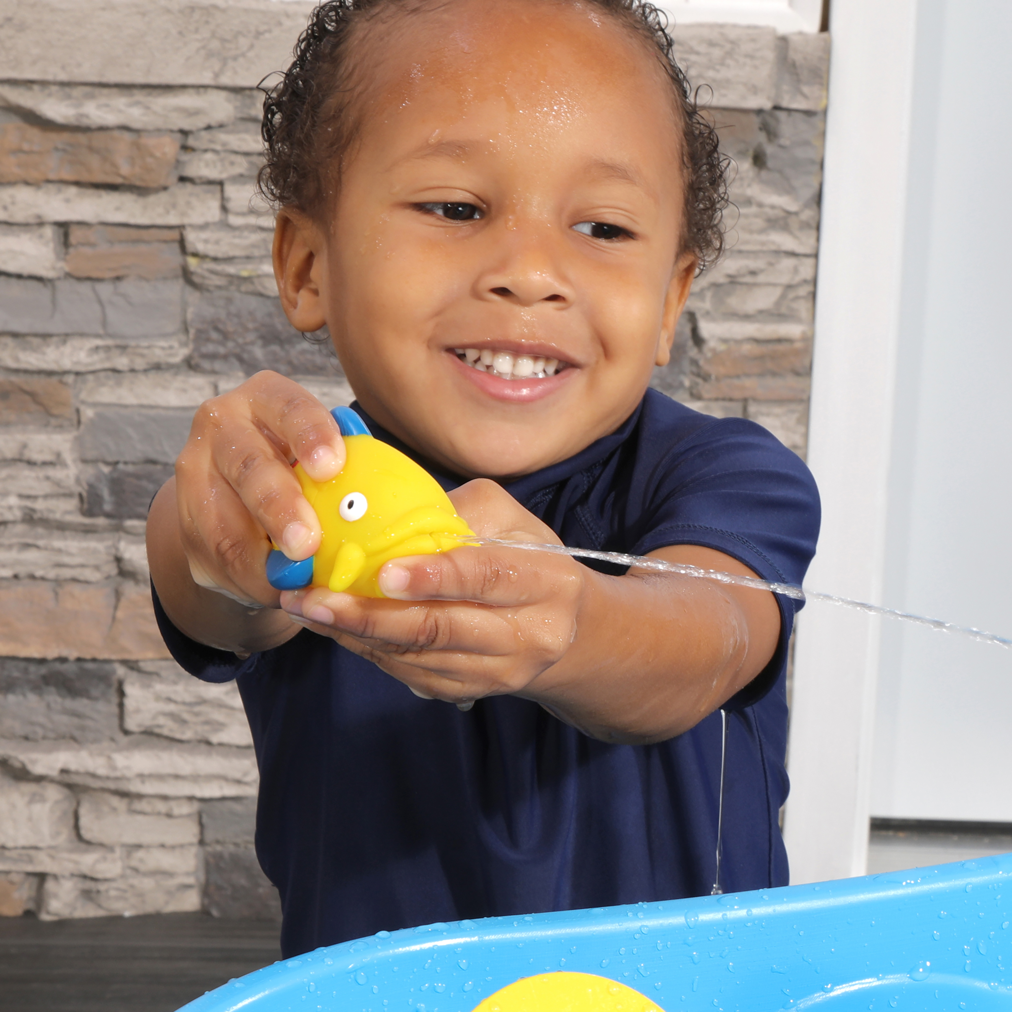 Double Showers Splash Water Table