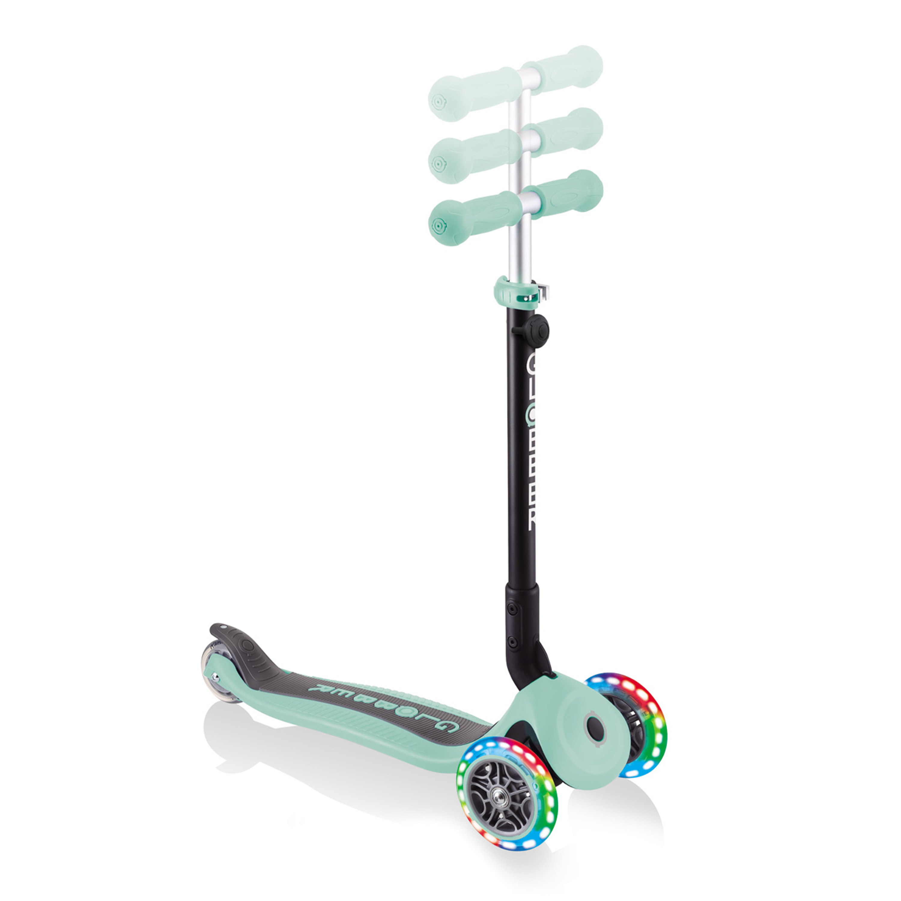 Go Up Foldable Plus Lights 3-in-1 Scooter Pastel Mint