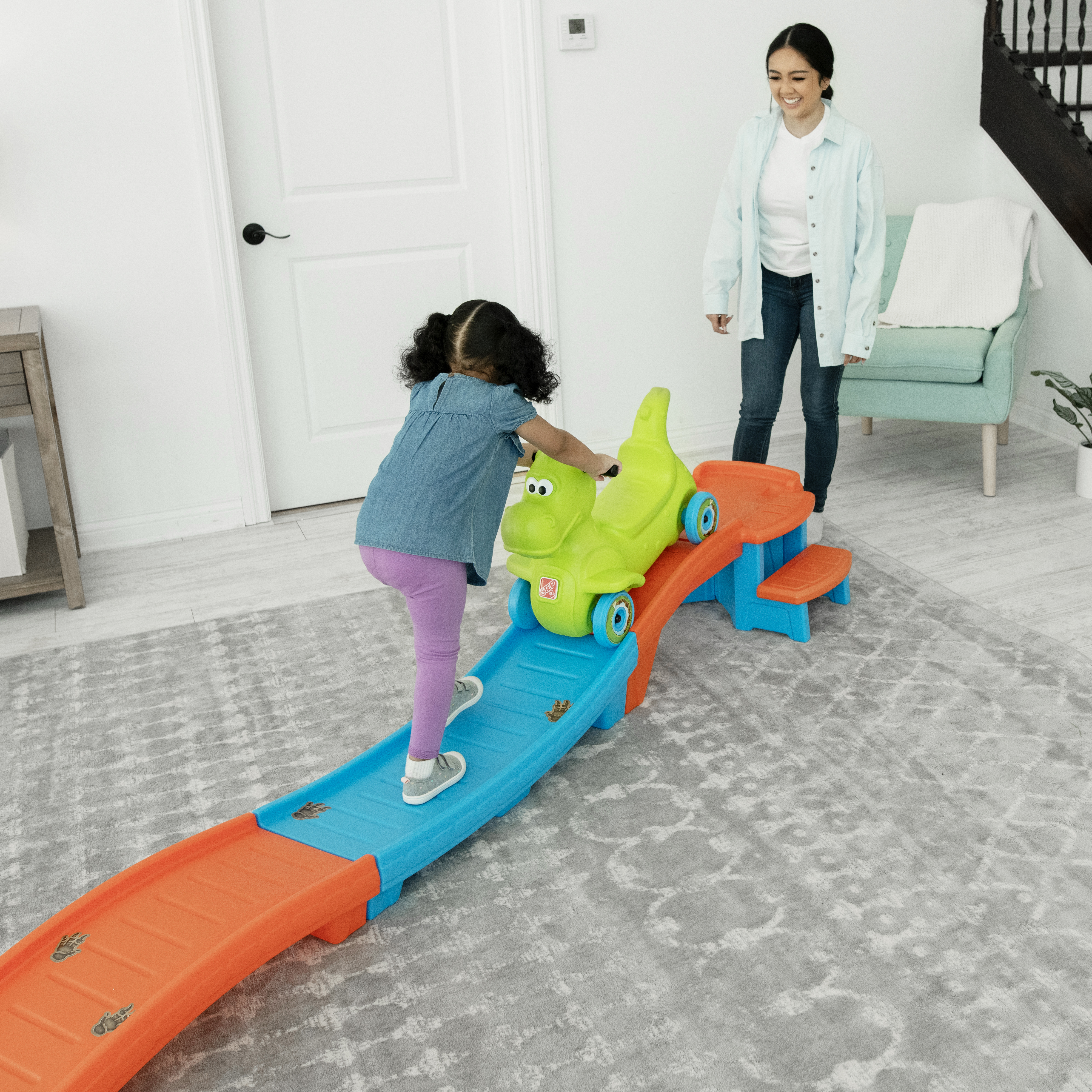 Dino Dash Up & Down Roller Coaster