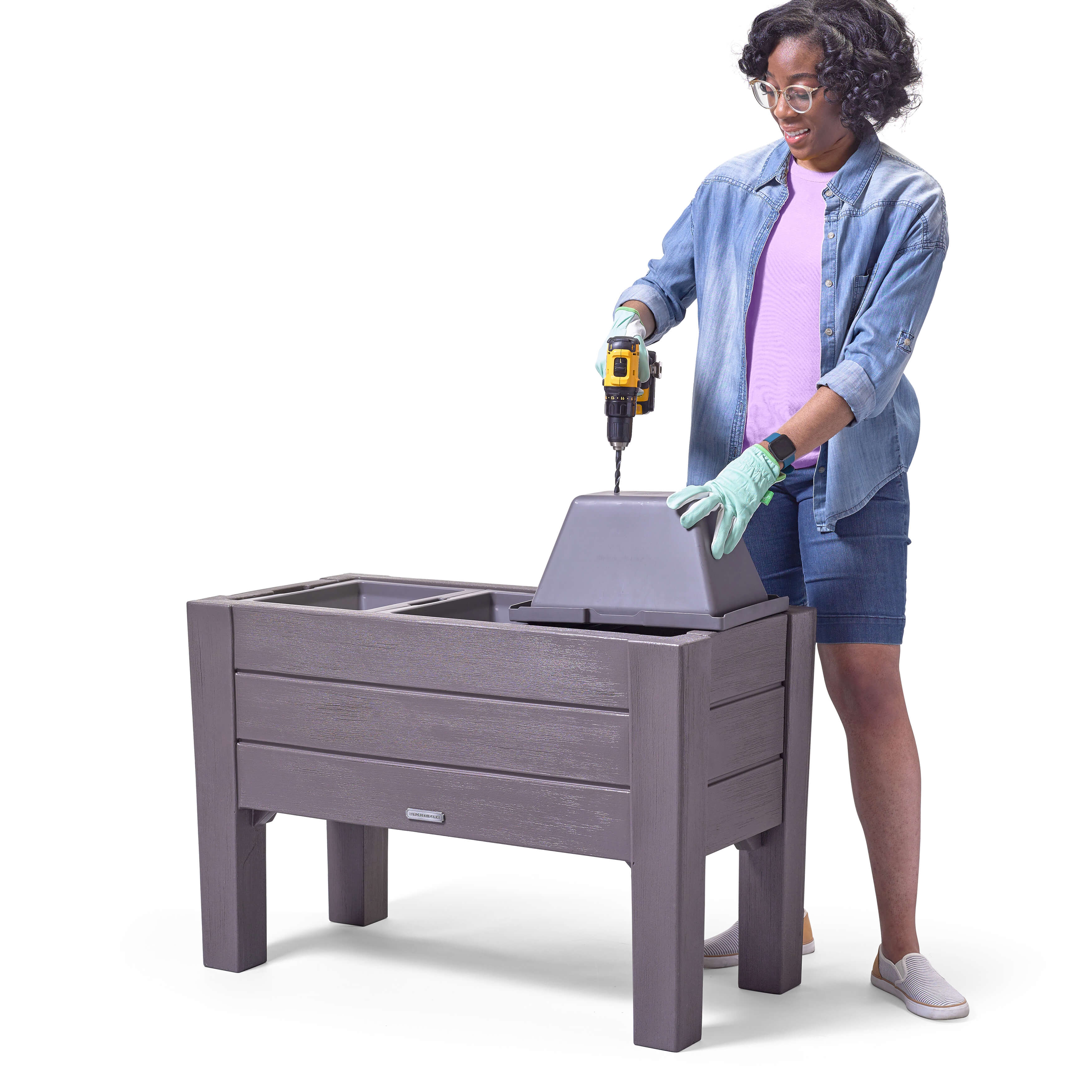 Lakewood Verhoogde Plantenbak - Donker Ceder