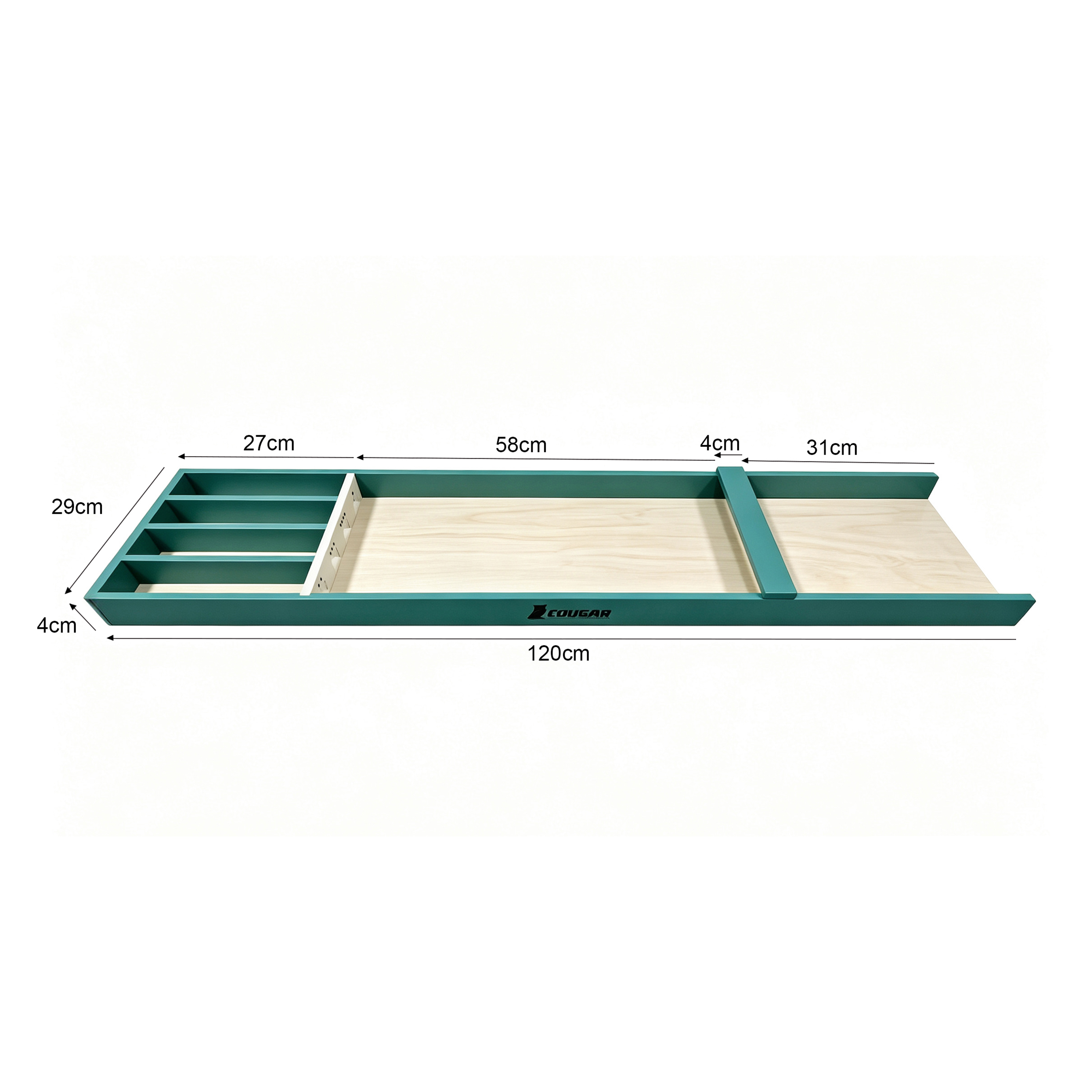 Dutch Shuffle Board Mini - Natural/Green