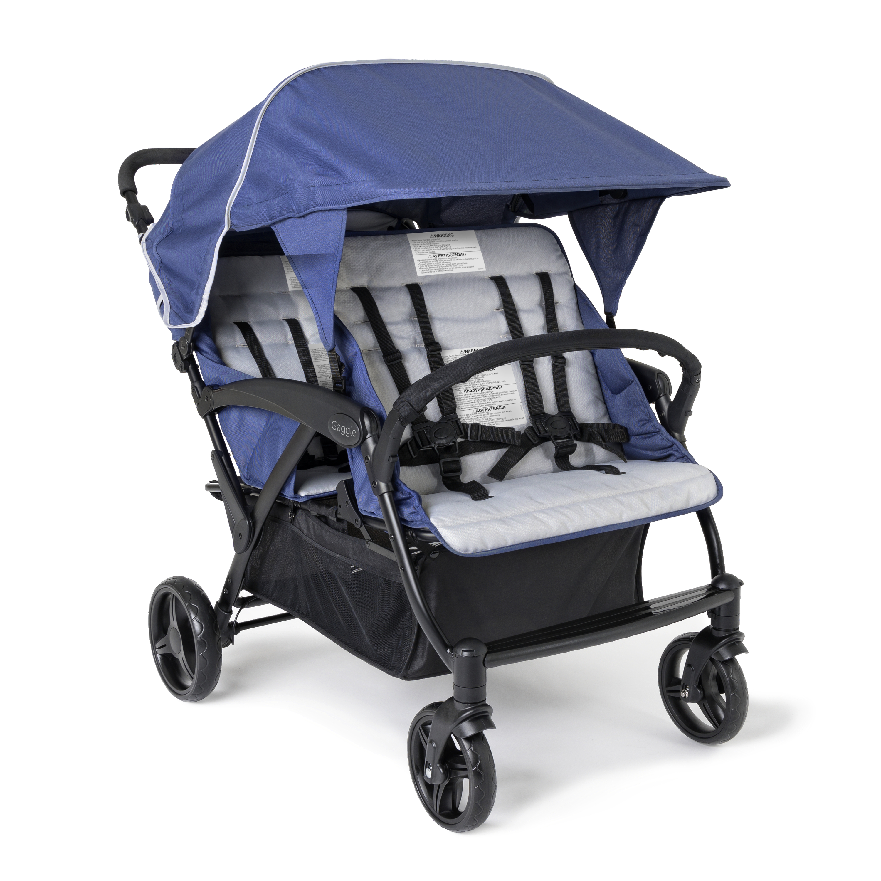 Odyssey 4 Seat Quad Stroller blue/black