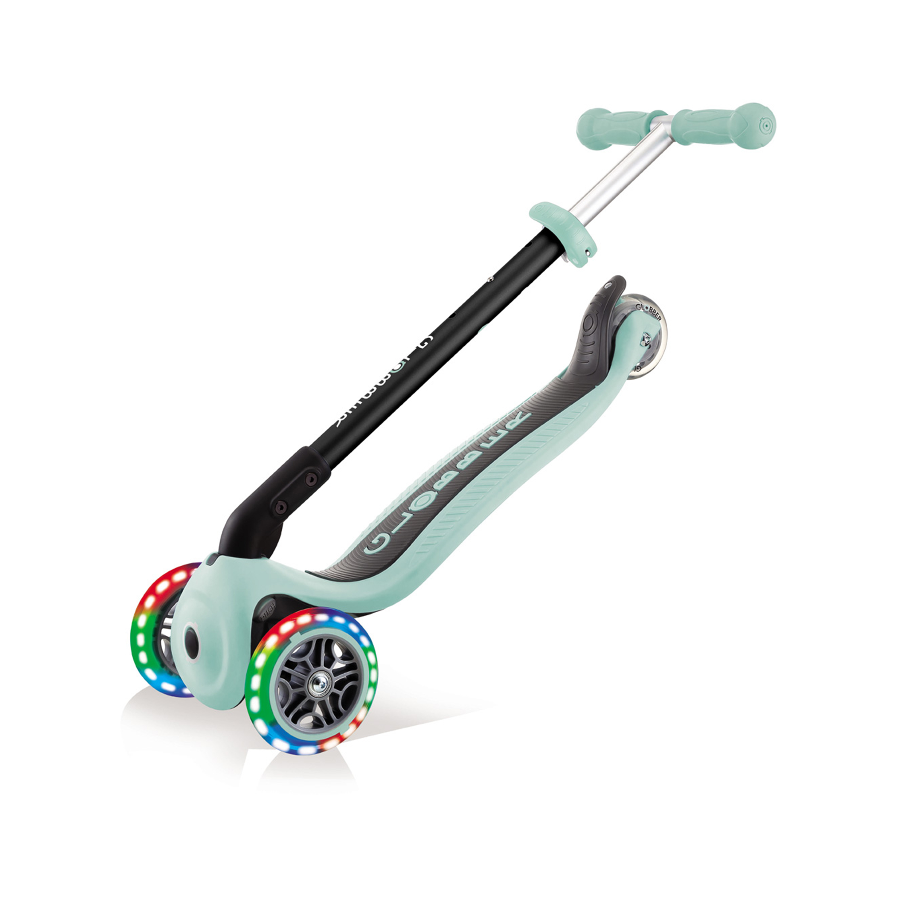 Go Up Foldable Plus Lights 3-in-1 Scooter Pastel Mint