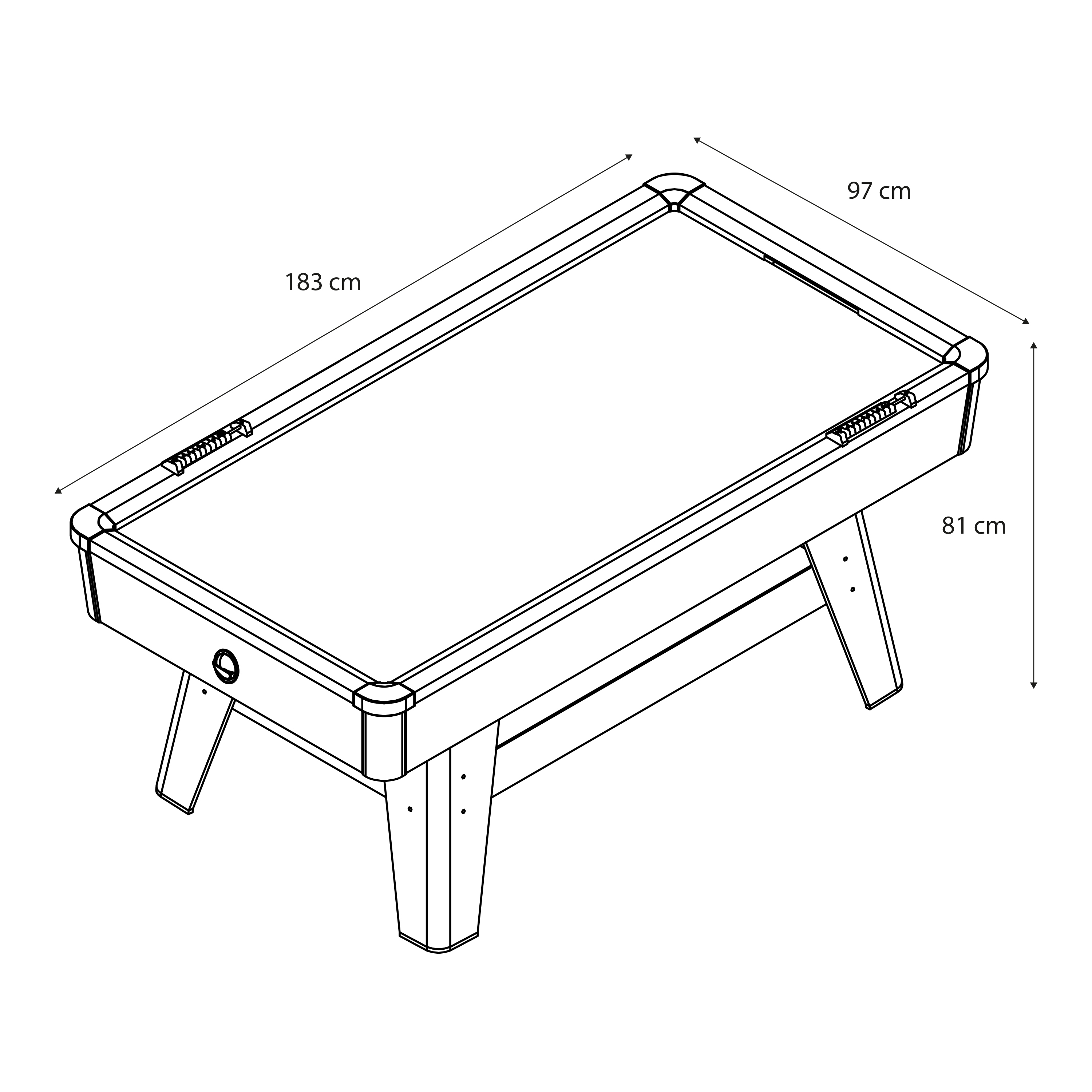 Hattrick Hero Airhockeytafel