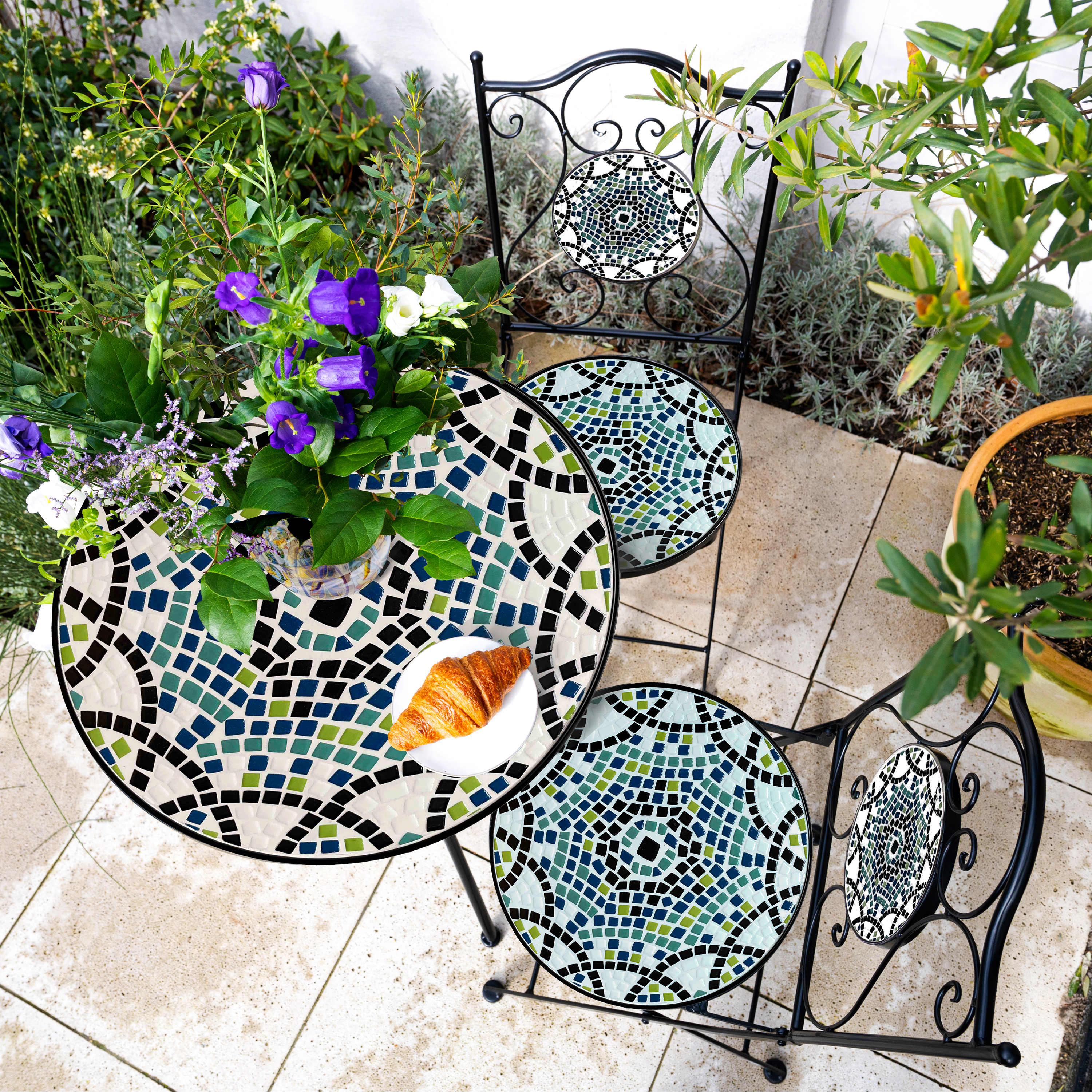 Amélie Mozaïek Bistro-set Multikleur