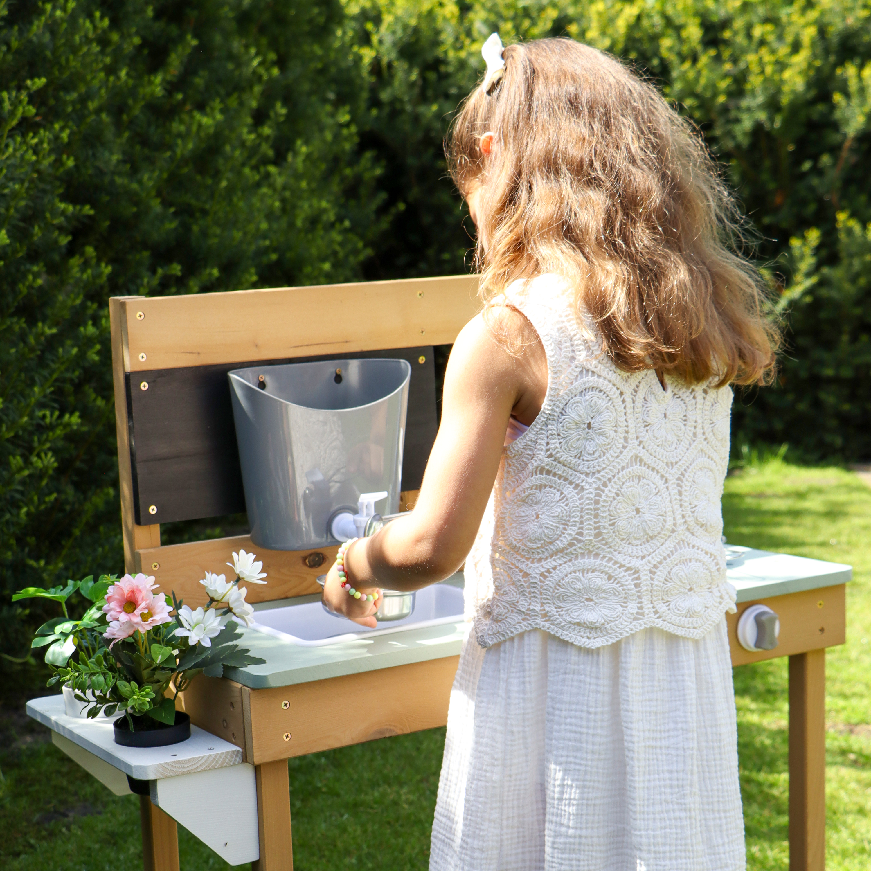 Puck Zand & Water Speelkeuken Bruin/groen