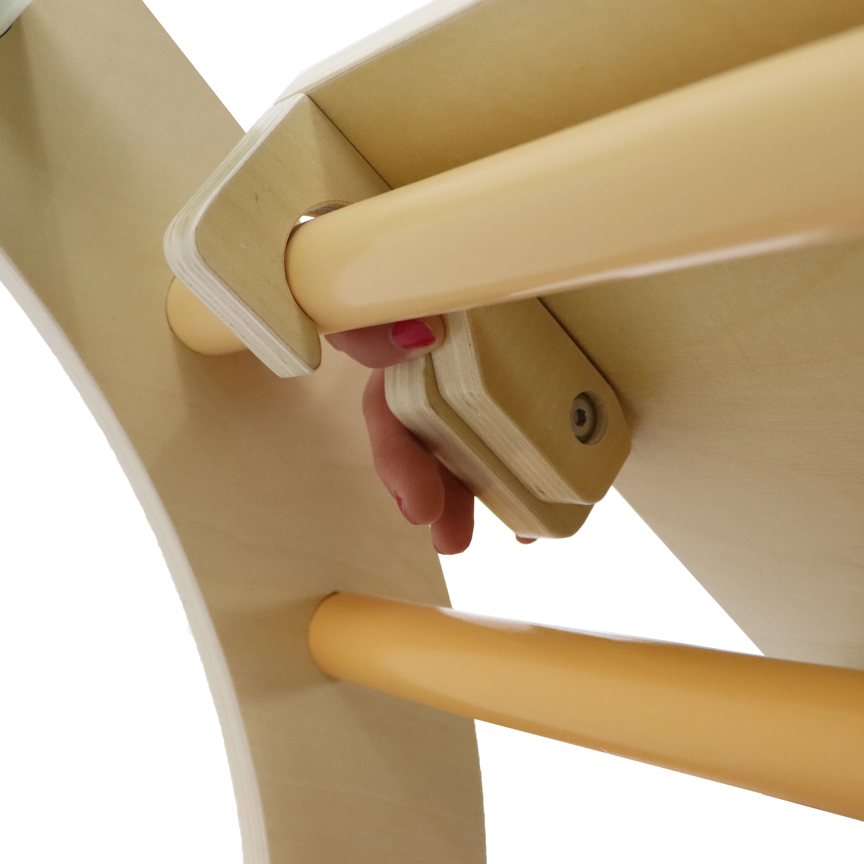 Charlie 3-in-1 Houten Klimdriehoek met Klimwand en Roc