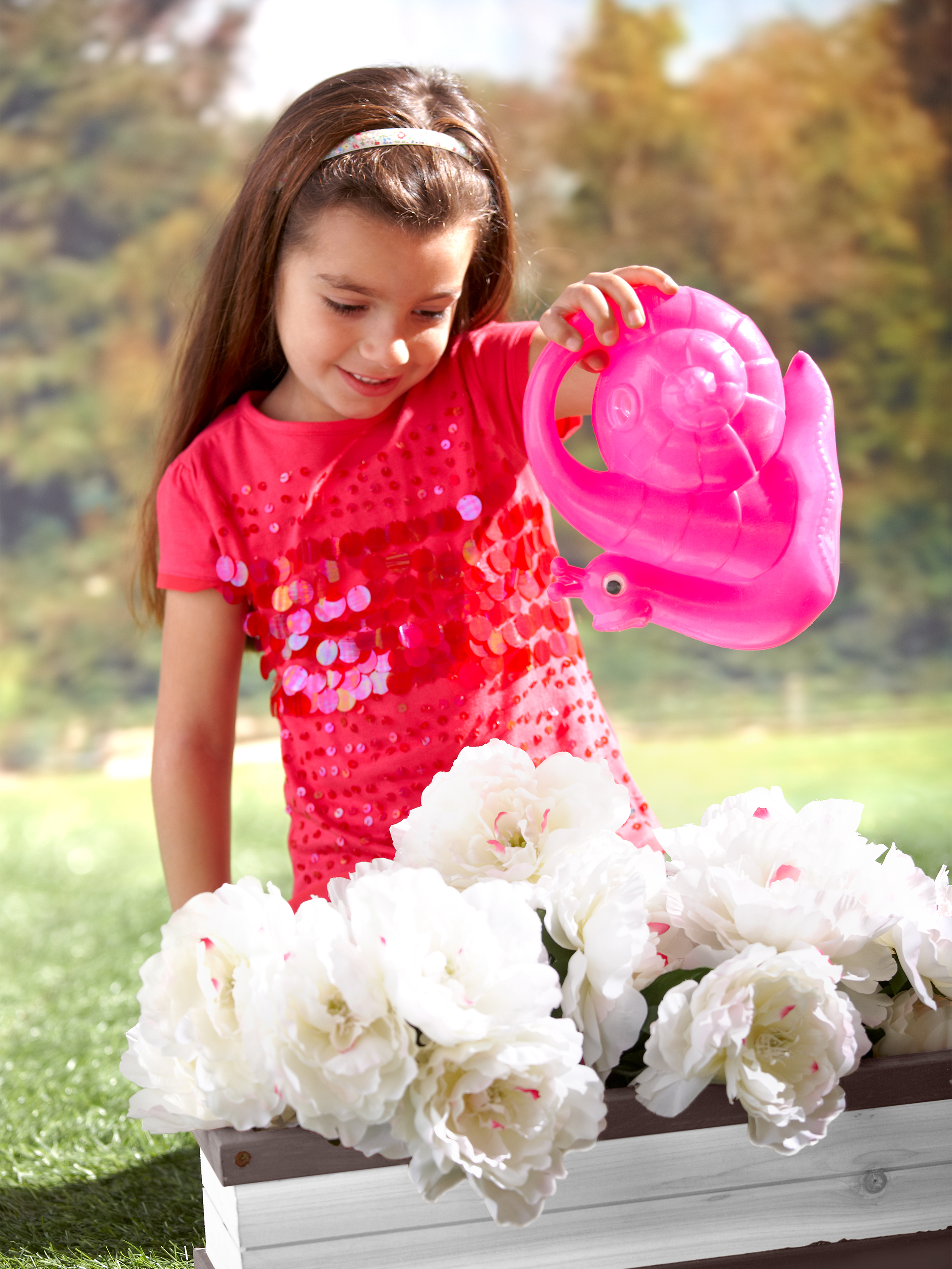 Flower box - Grey/White