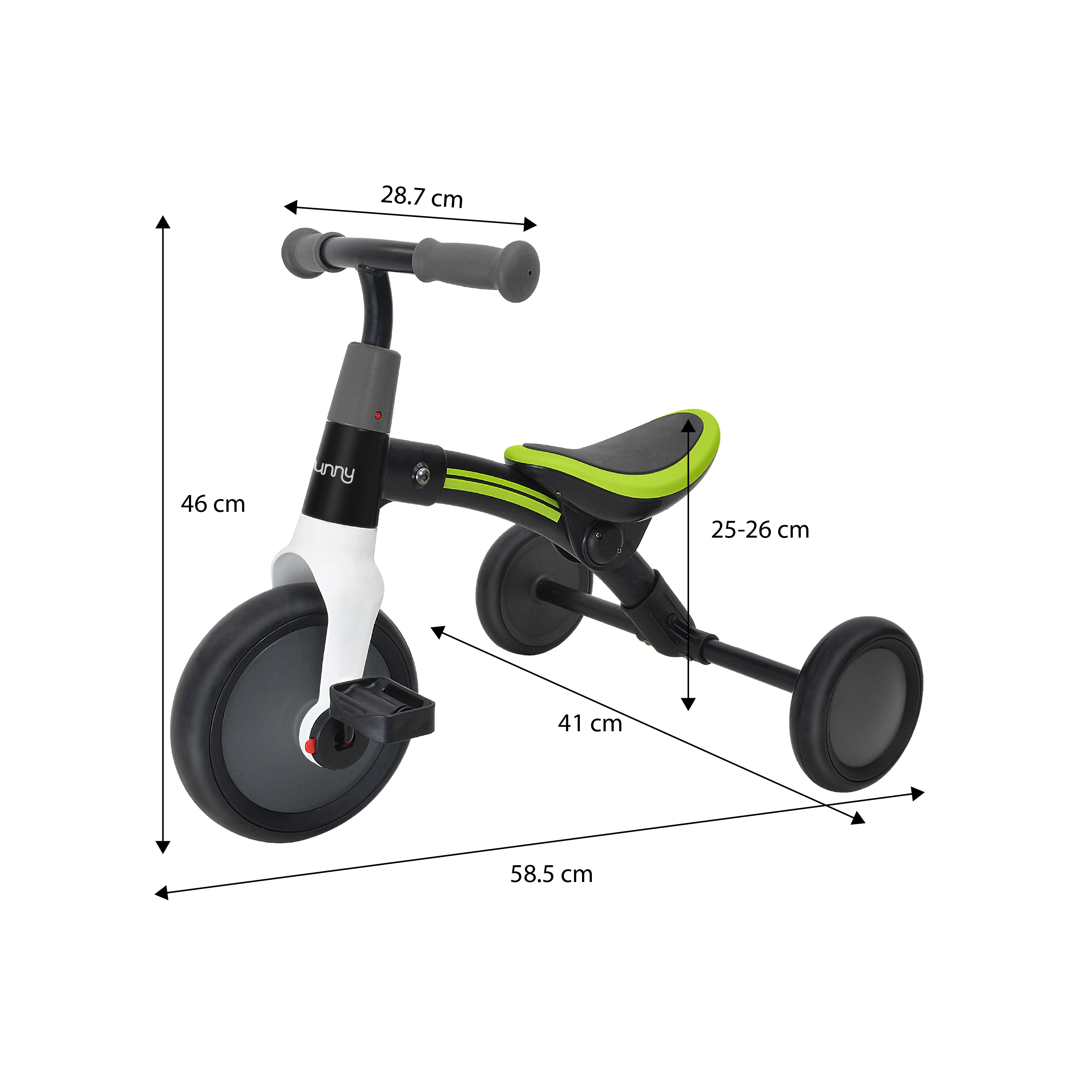 Walker 2-in-1 Balance Bike 2000 Powder-coated Steel