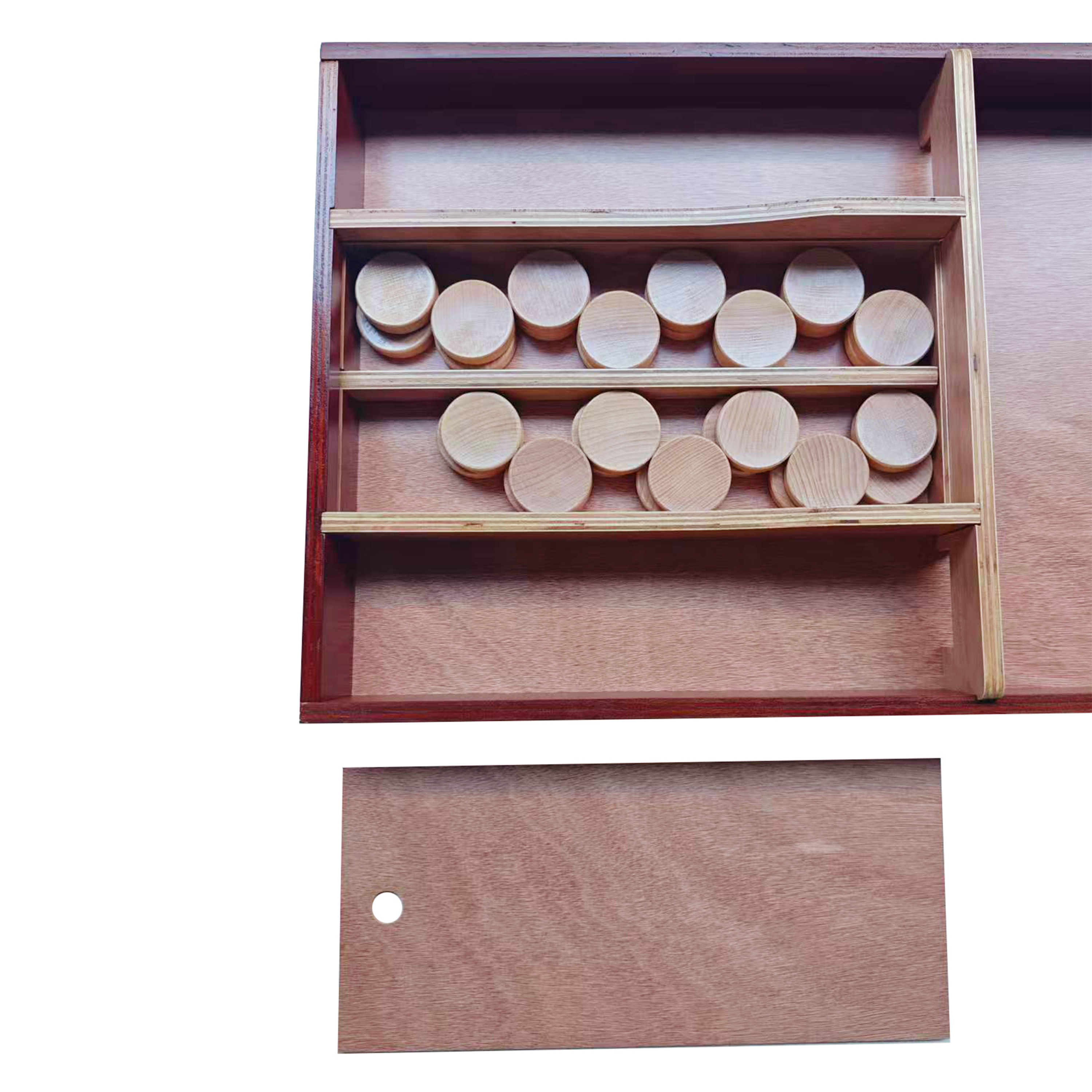 Dutch Shuffle board - Natural/Brown