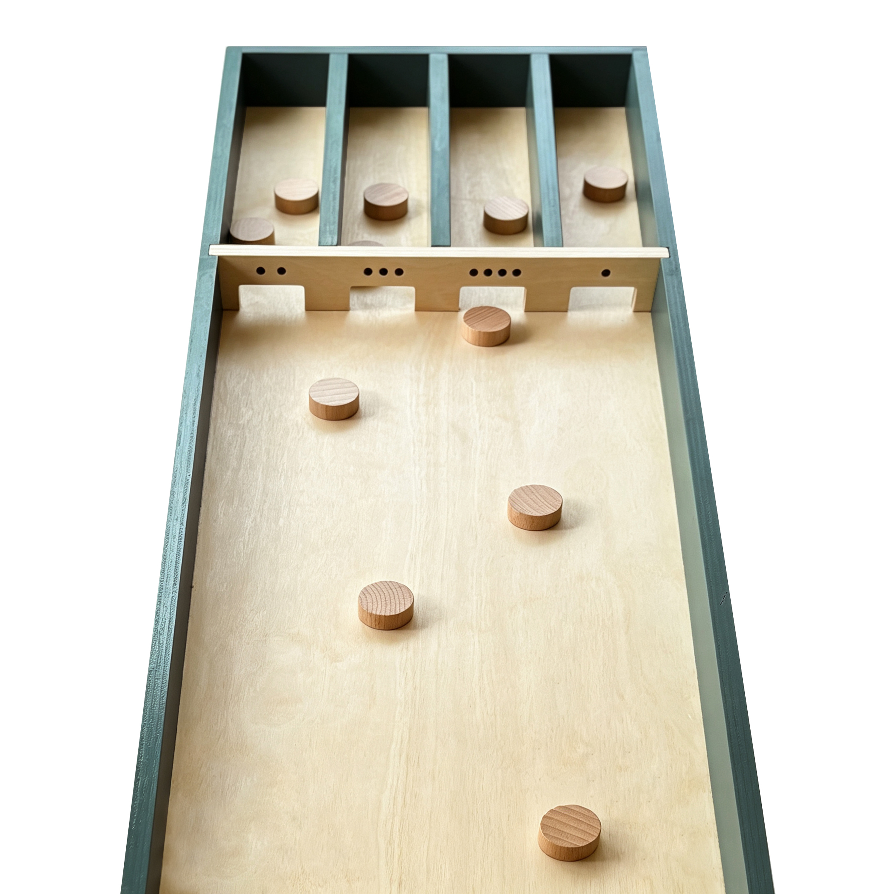 Dutch Shuffle Board Mini - Natural/Green