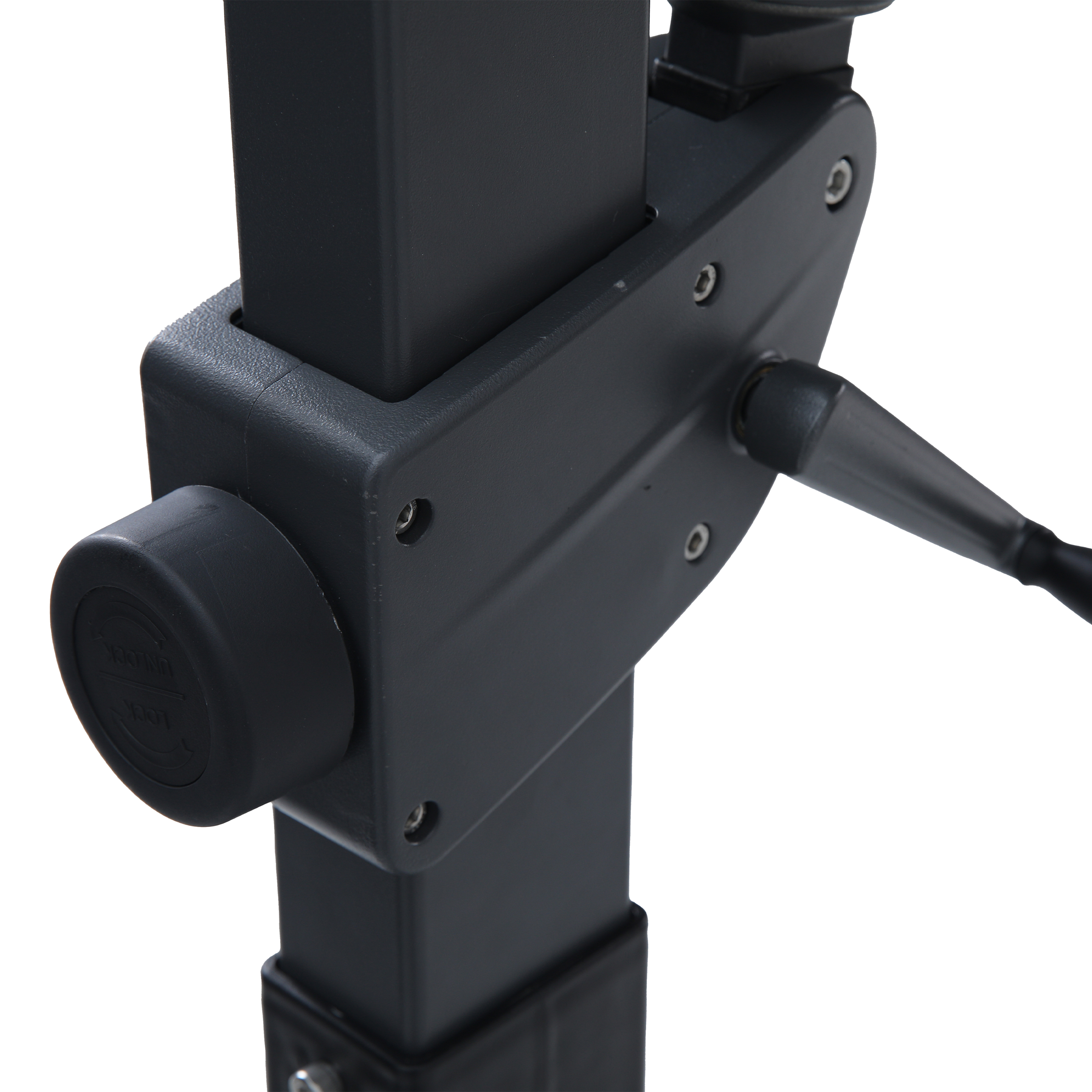 Apollo Premium Zweefparasol 300x300 Antraciet/grijs