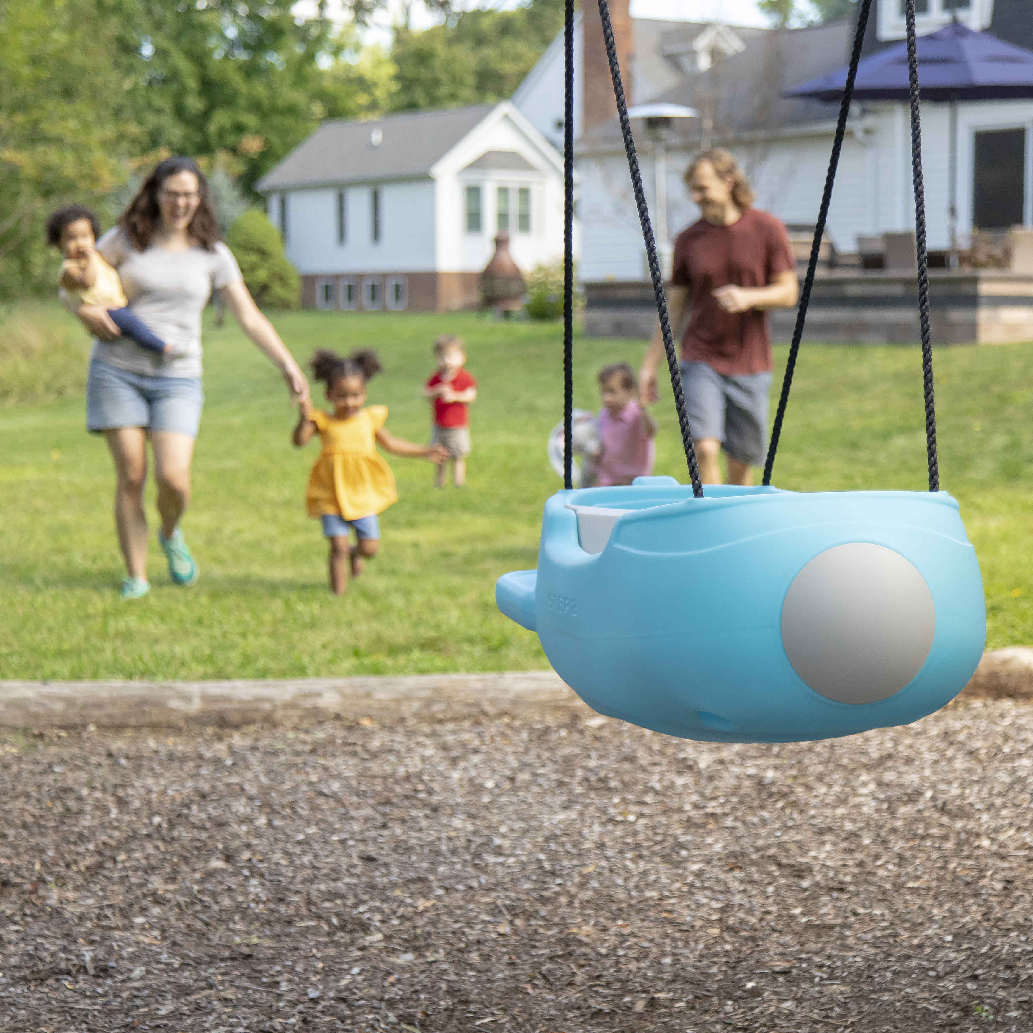 Rocket Swing for Two - Bleu