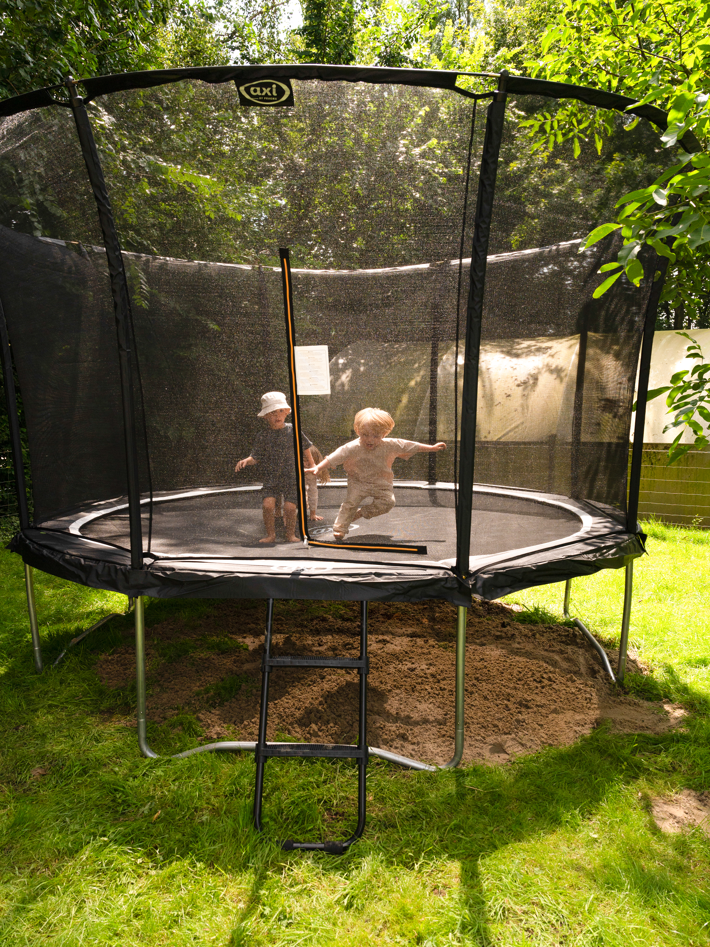 Denver Trampoline 12ft - Onground - Zwart