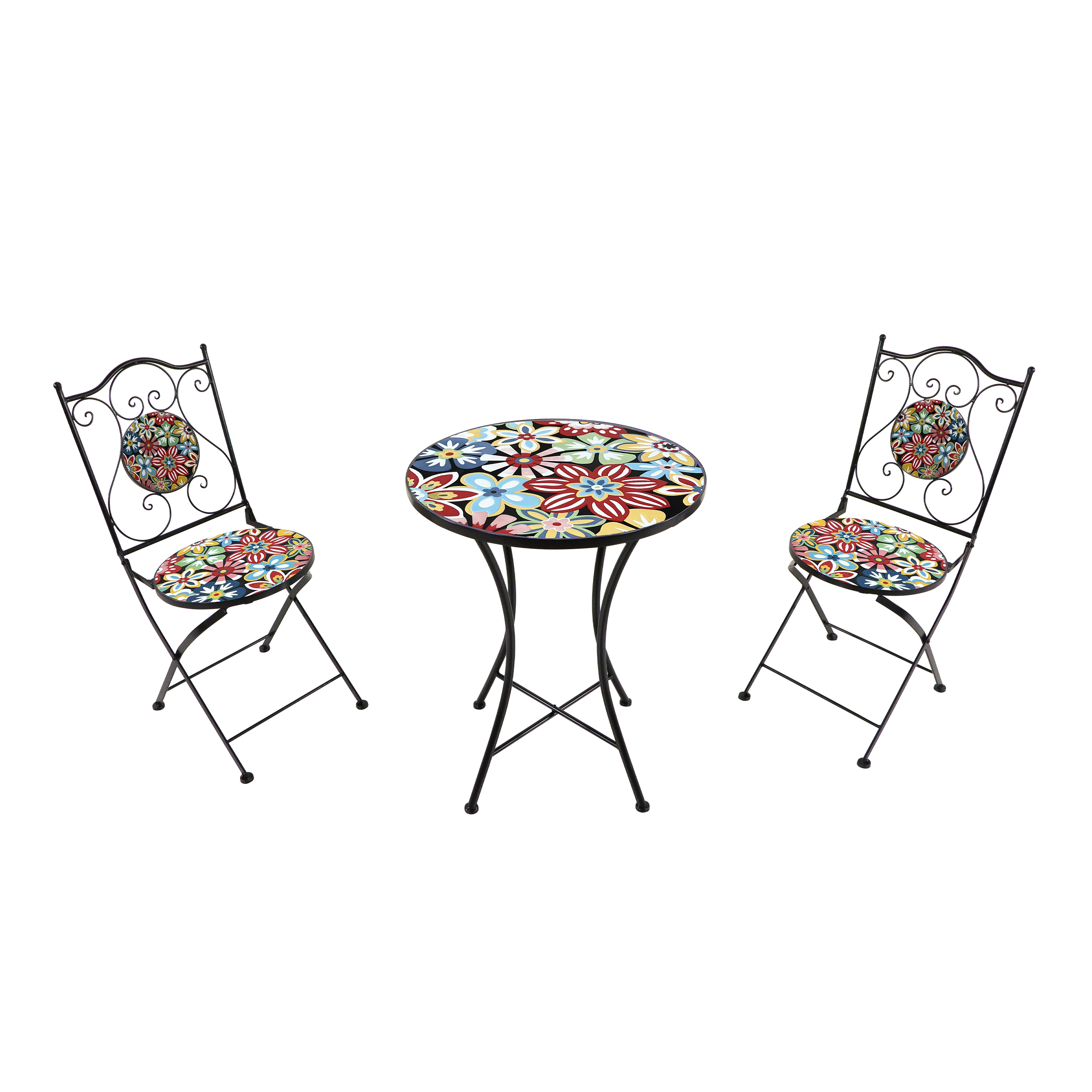 Amélie Mosaik Bistro Set Fiesta Flower