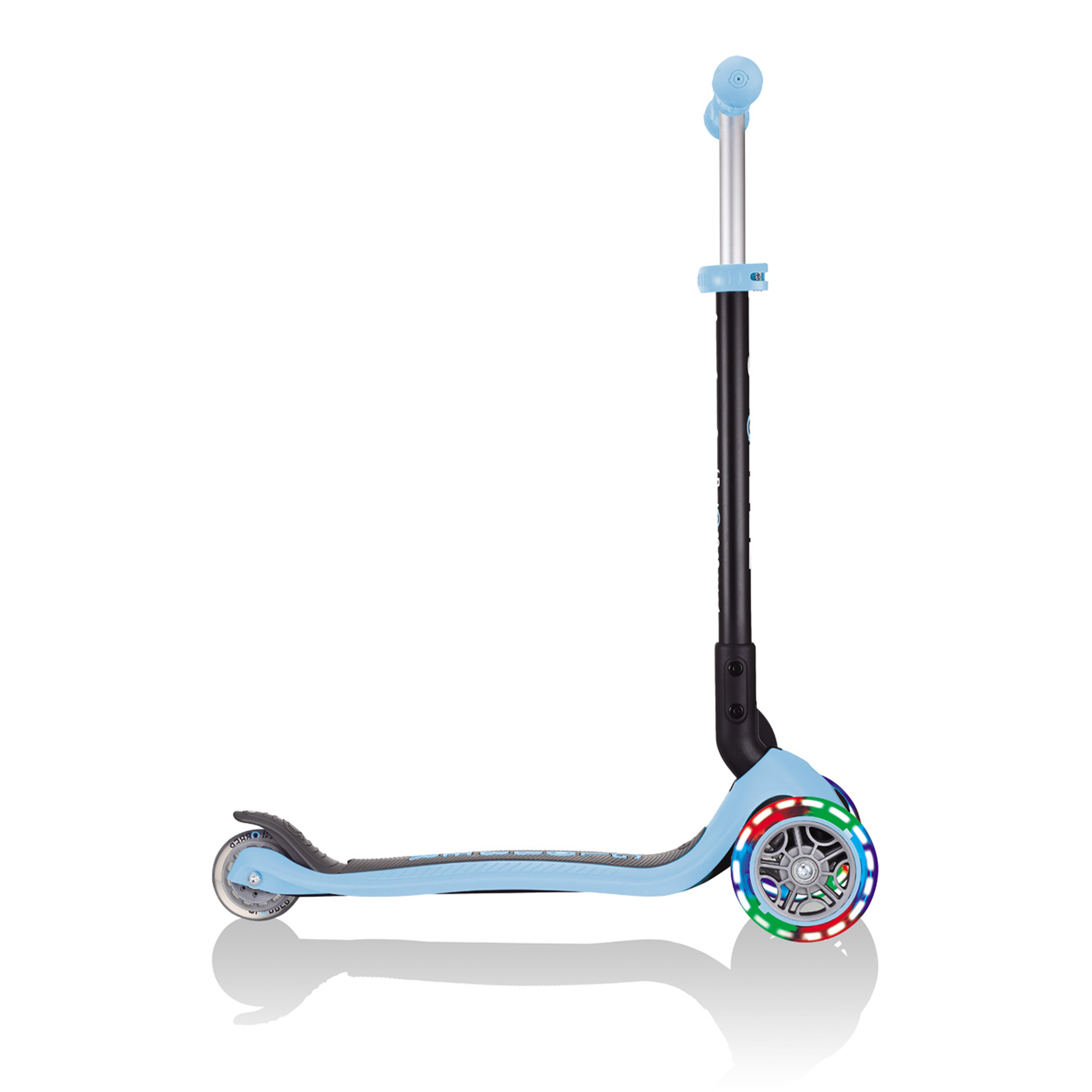 Go Up Foldable Plus Lights 3-in-1 Scooter Pastel Blue