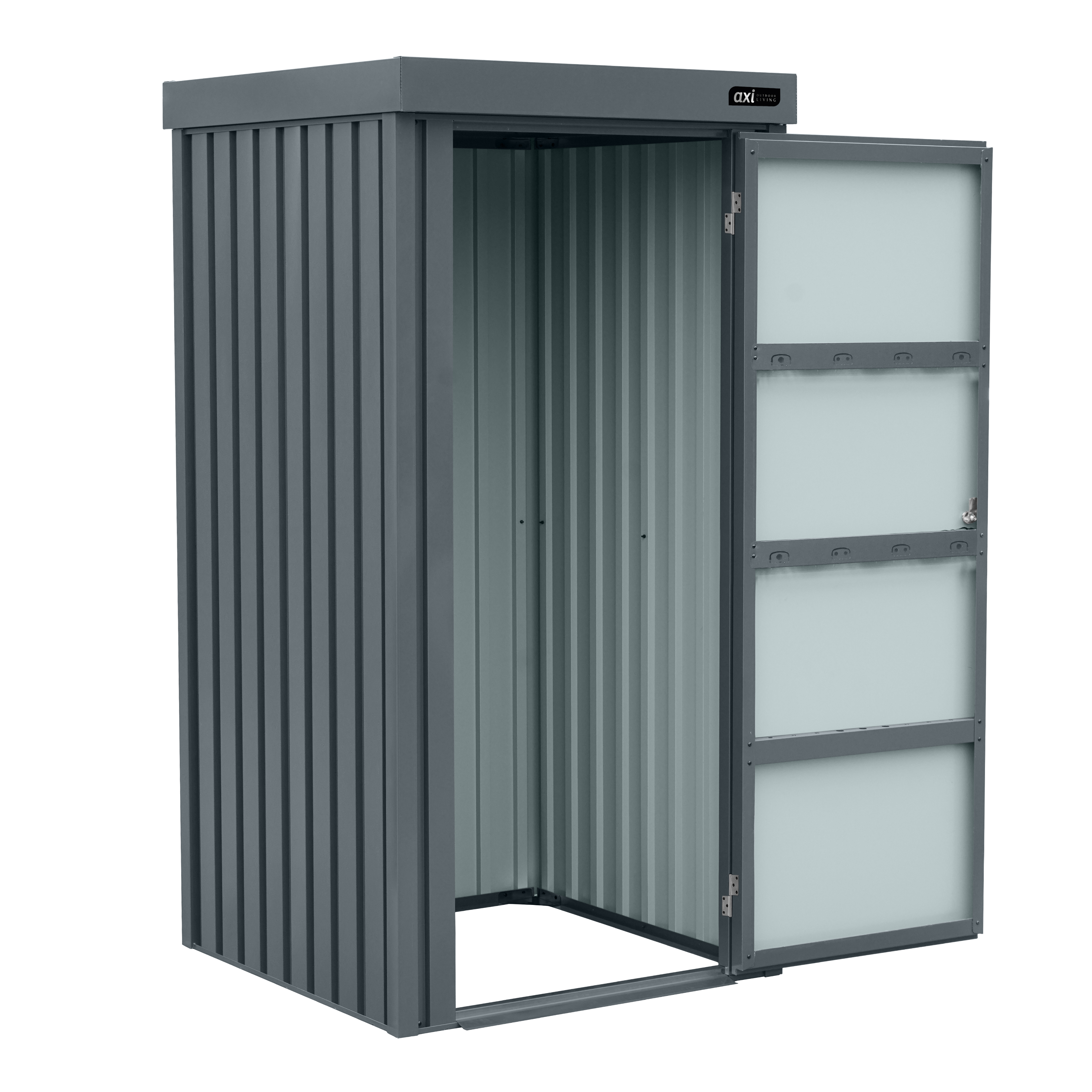 Hector Premium Metal Garden Cabinet 1300L Anthracite