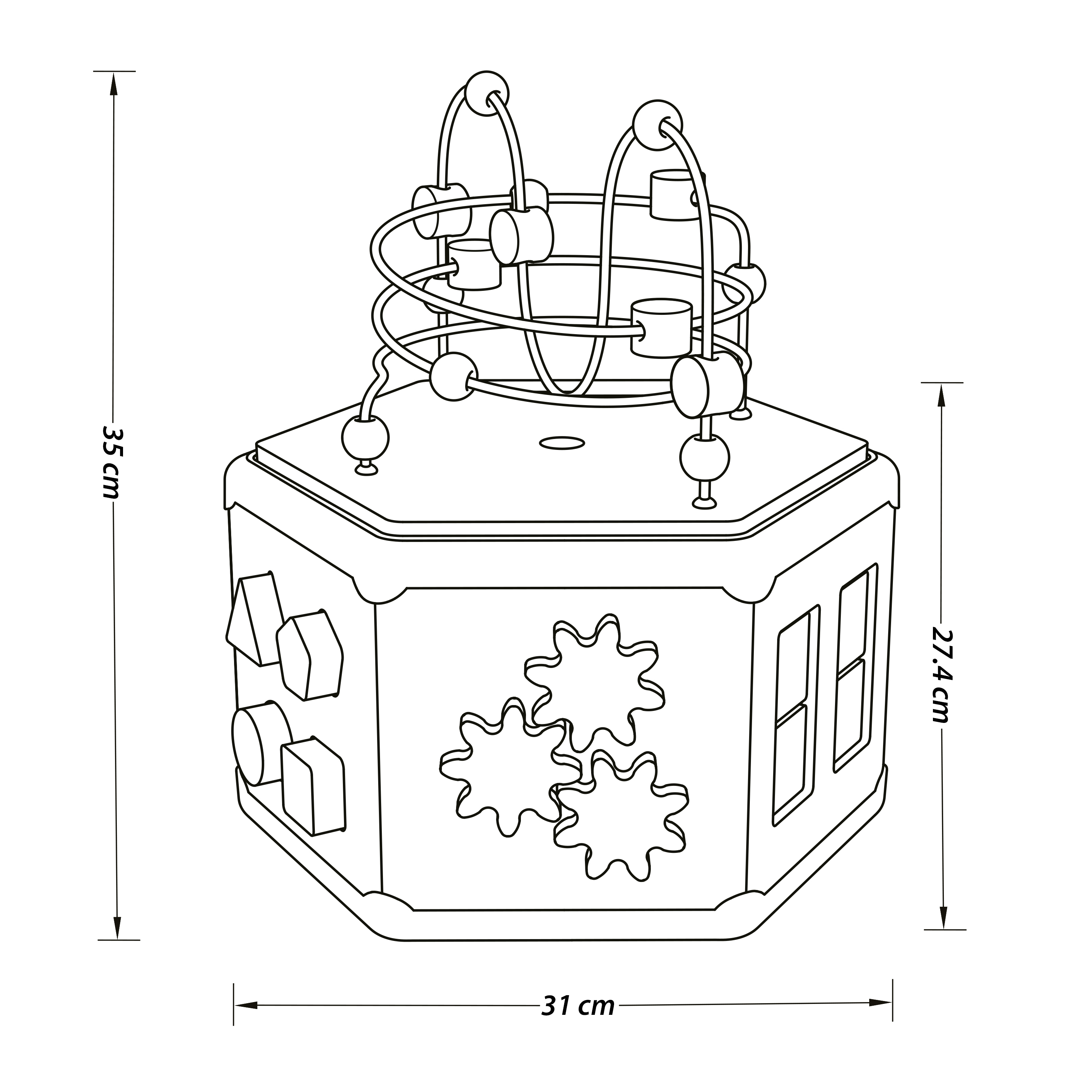 7-in-1 Activity Cube