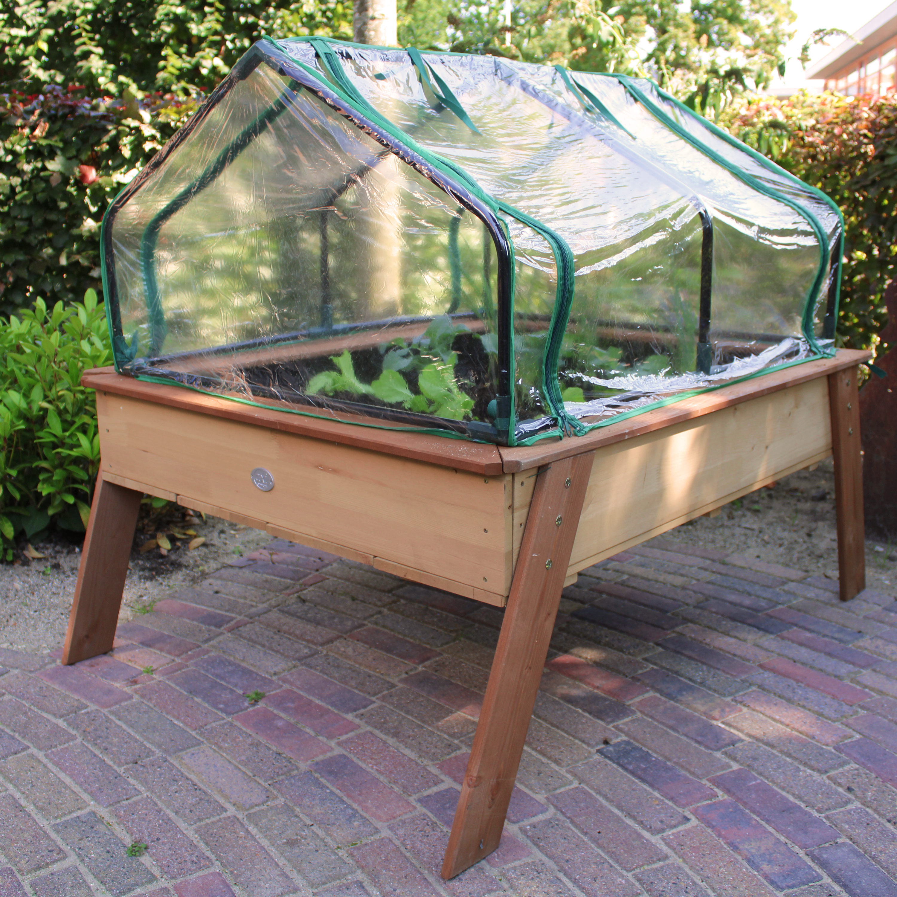Linda Table de Culture en bois avec Bac & Voile de Jardin