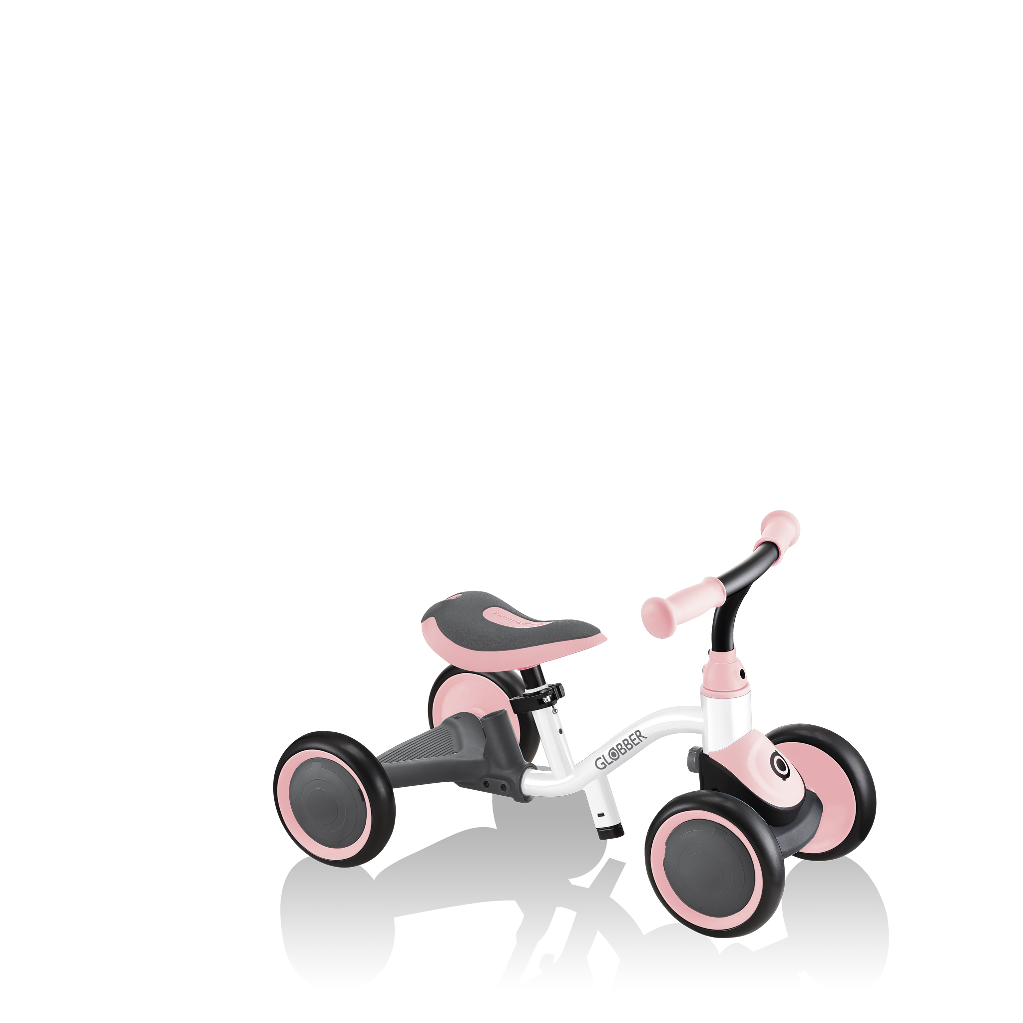 Learning Bike 3-in-1 Learning bike White Pastel Pink