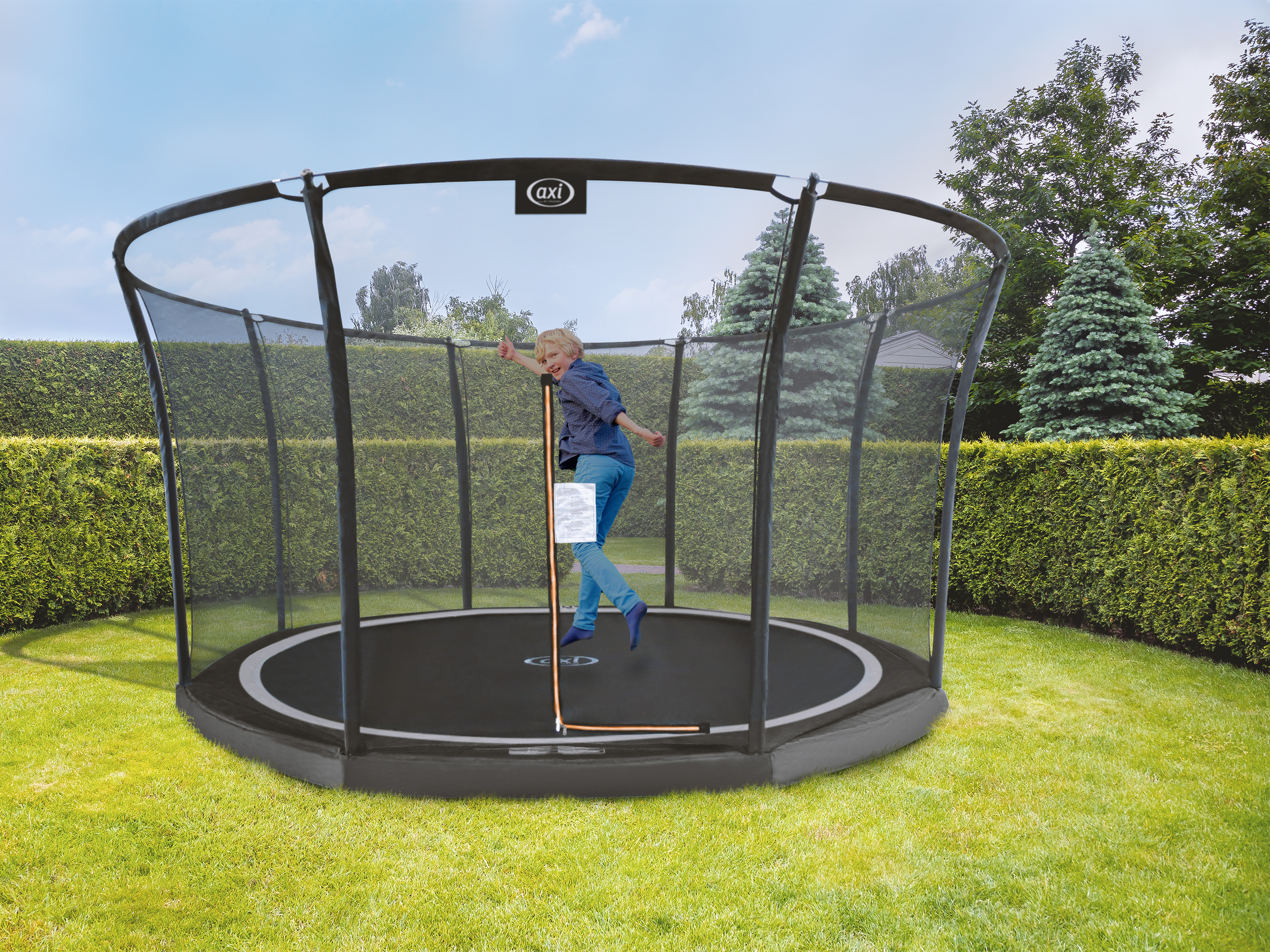 Denver Trampoline 12ft - Inground - Zwart