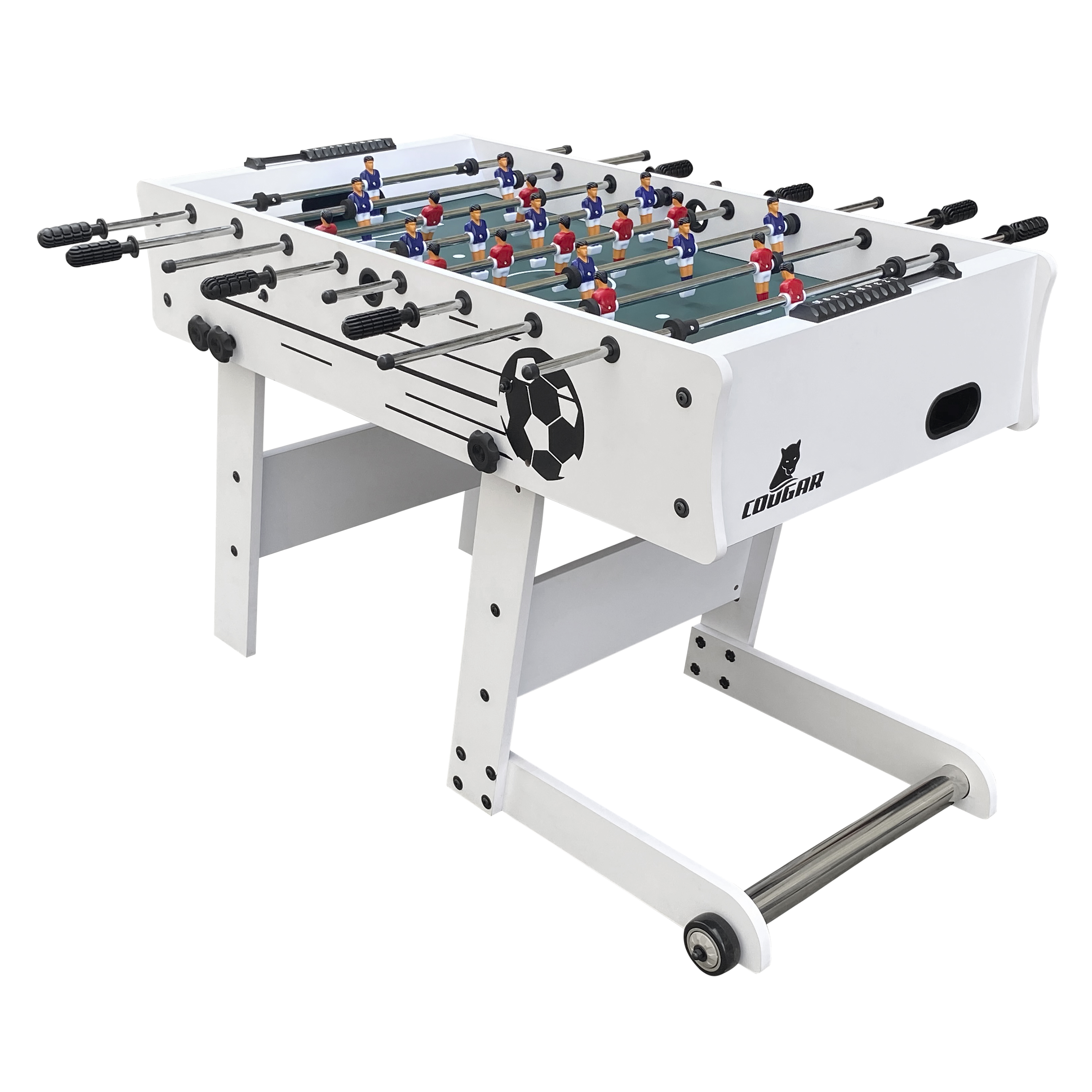 Scorpion Kick opklapbare Voetbaltafel Wit