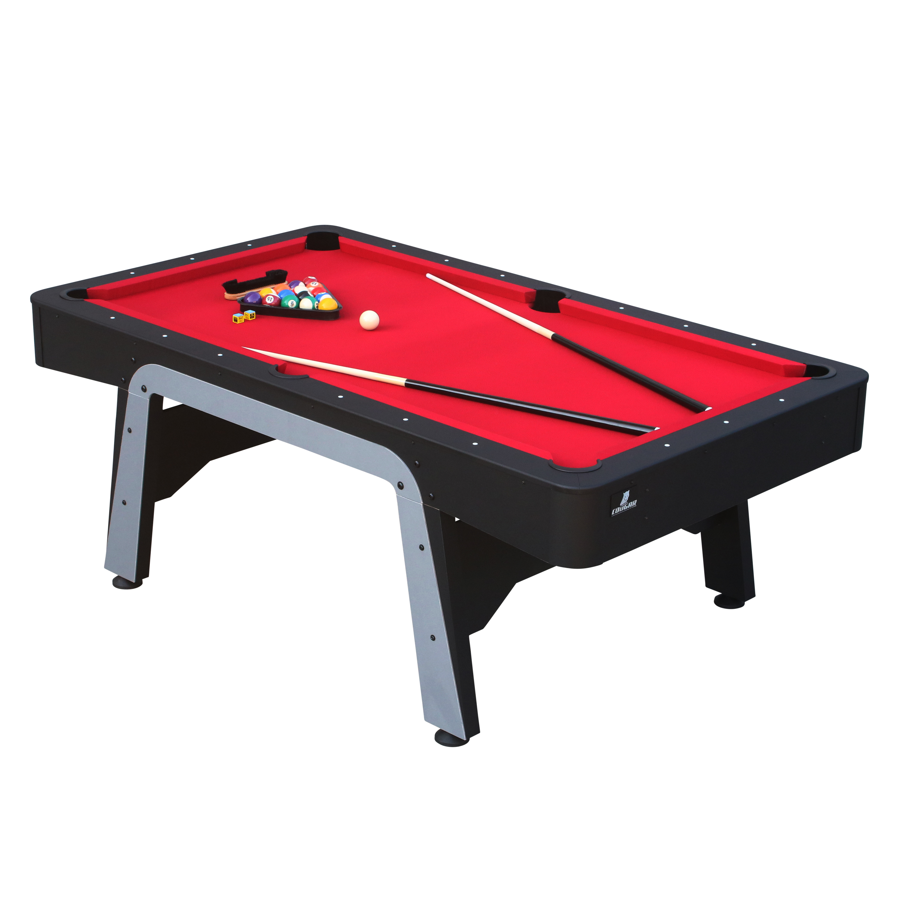 Arch Pro Pool Table Black/Red