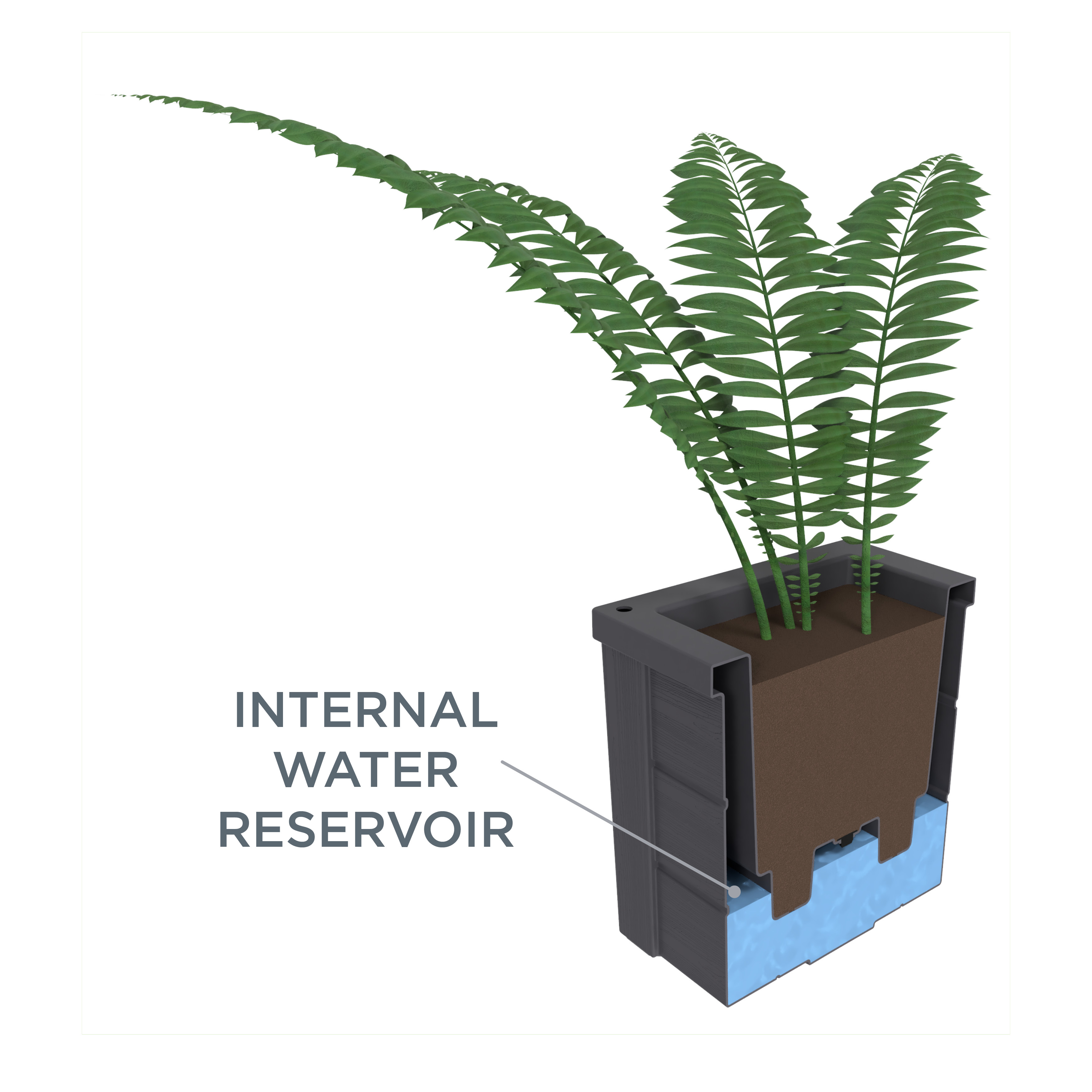 Lakewood Plantenbak - Donker Ceder