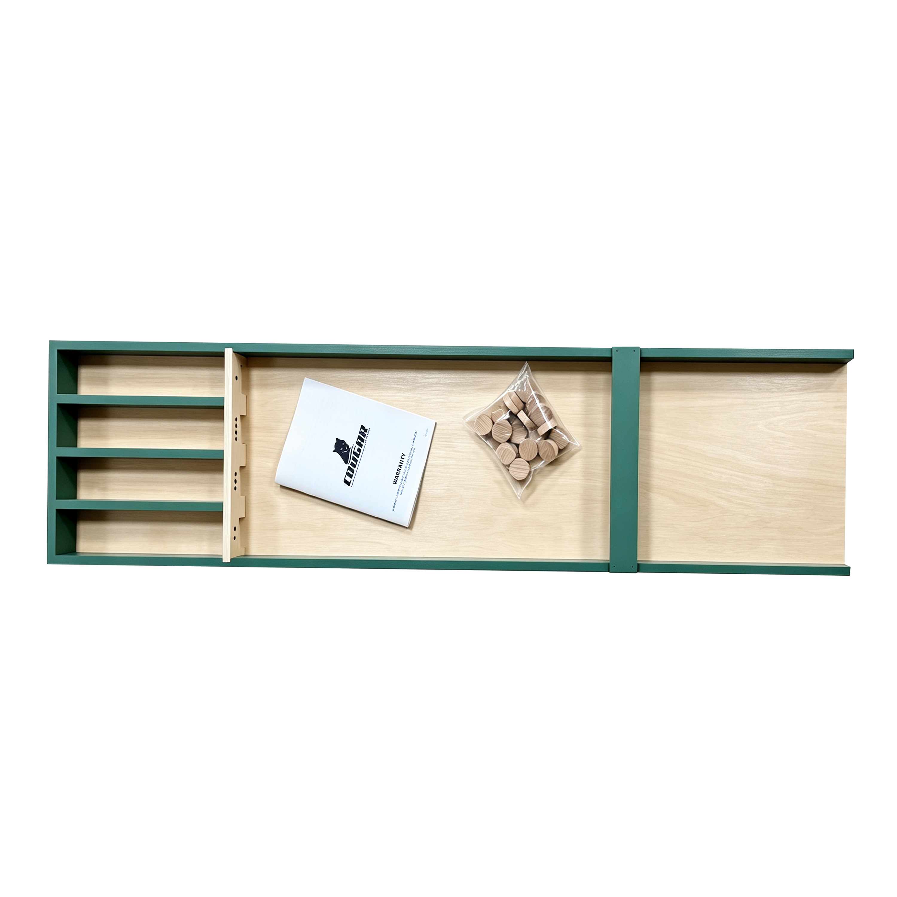 Dutch Shuffle Board Mini - Natural/Green