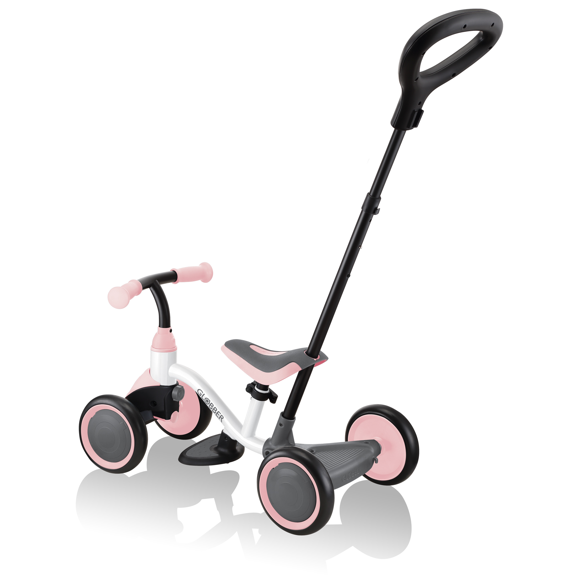 Learning Bike 3-in-1 Learning bike White Pastel Pink