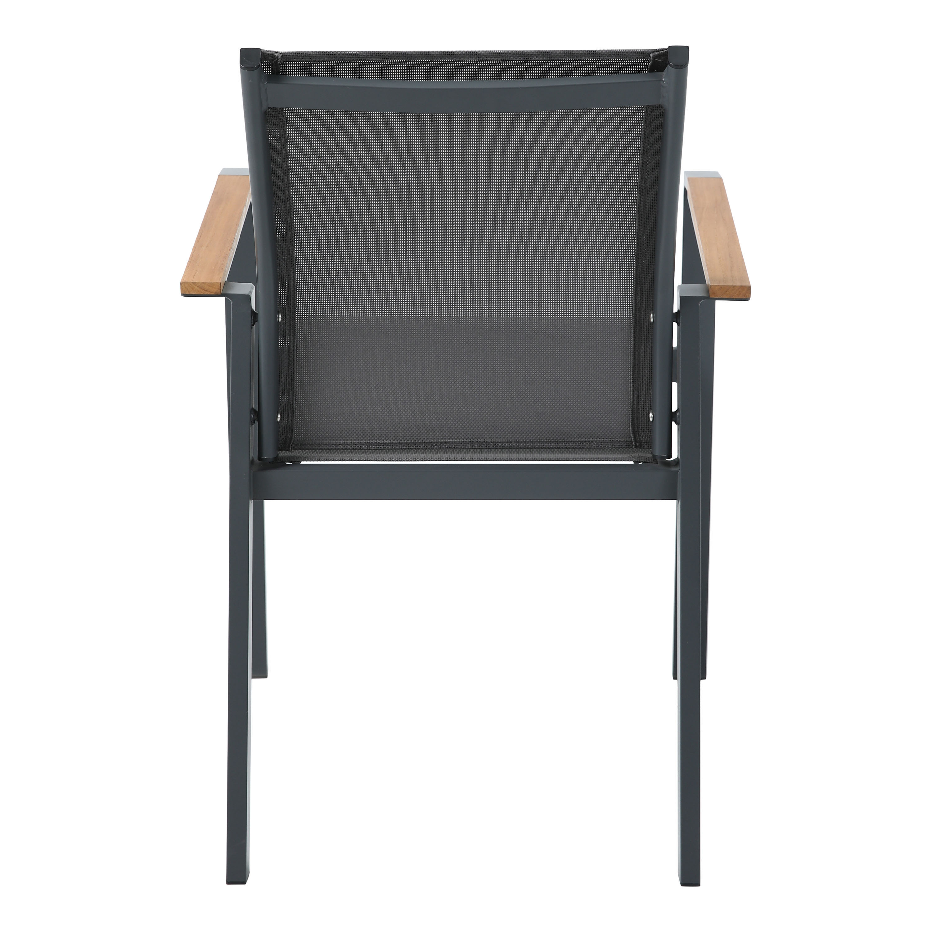 Hani/Alva 150 cm Tuinset 7-delig Teak/Aluminium