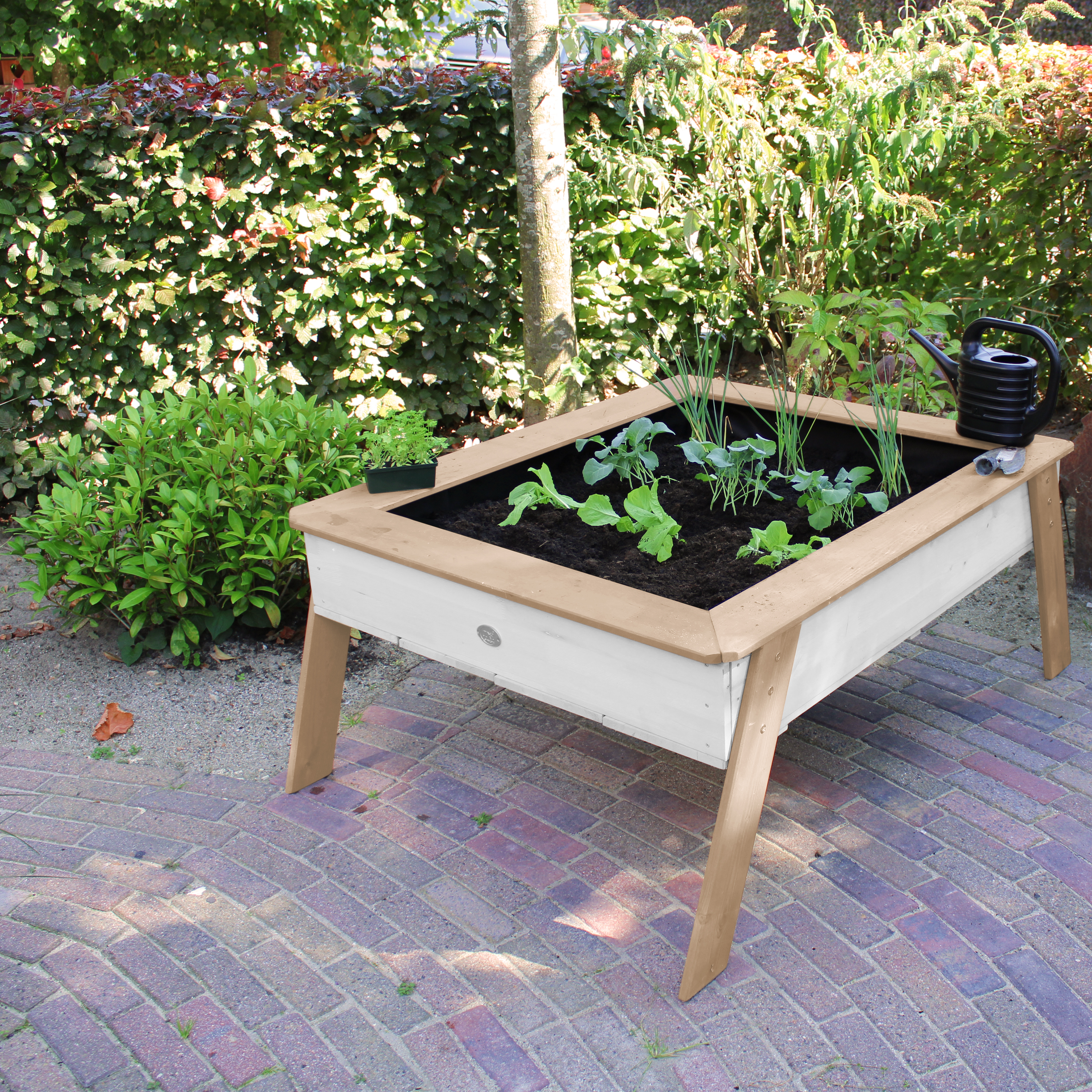 Linda Zand & Kweektafel Bruin/wit