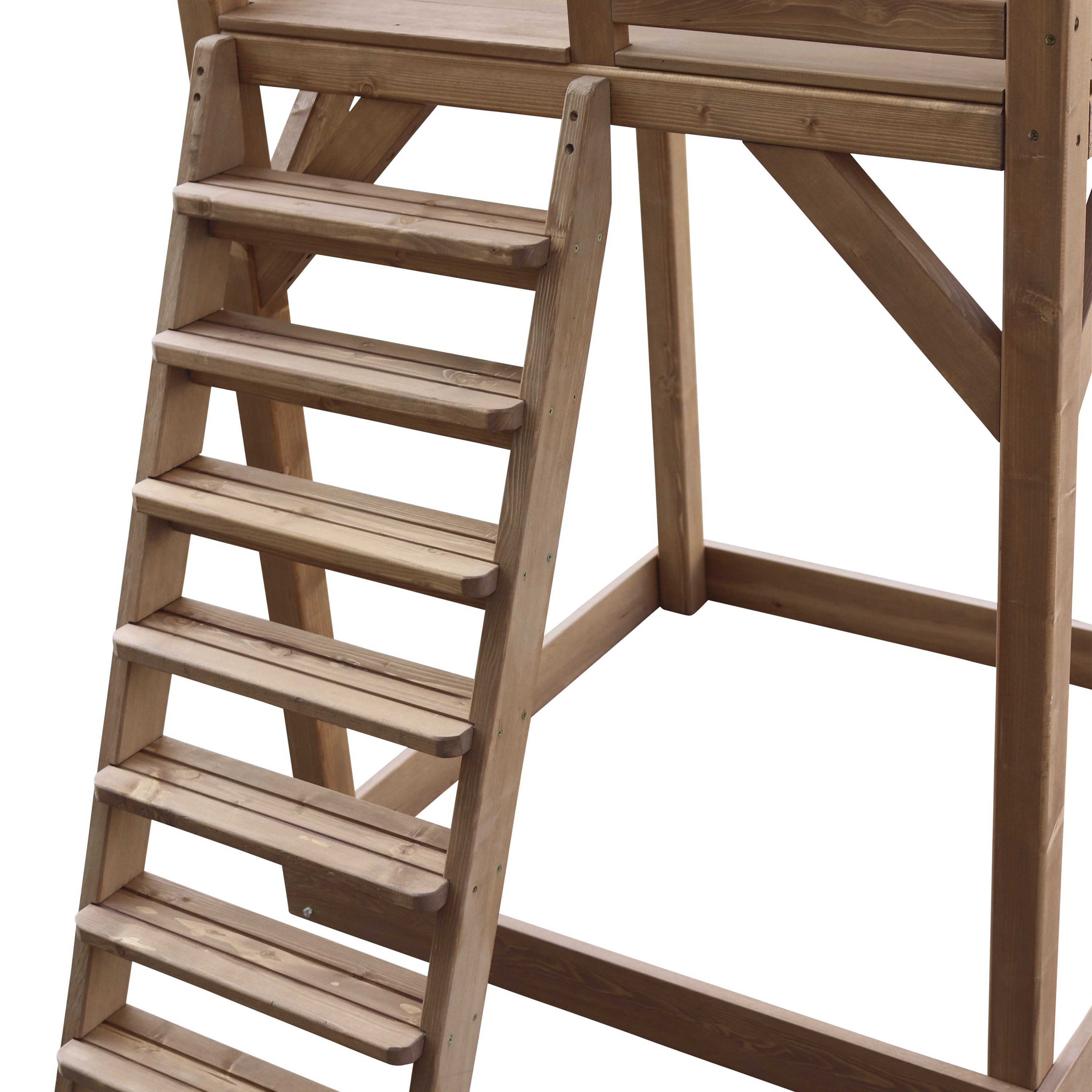 Beach Tower Speeltoren Bruin - Grijze Glijbaan