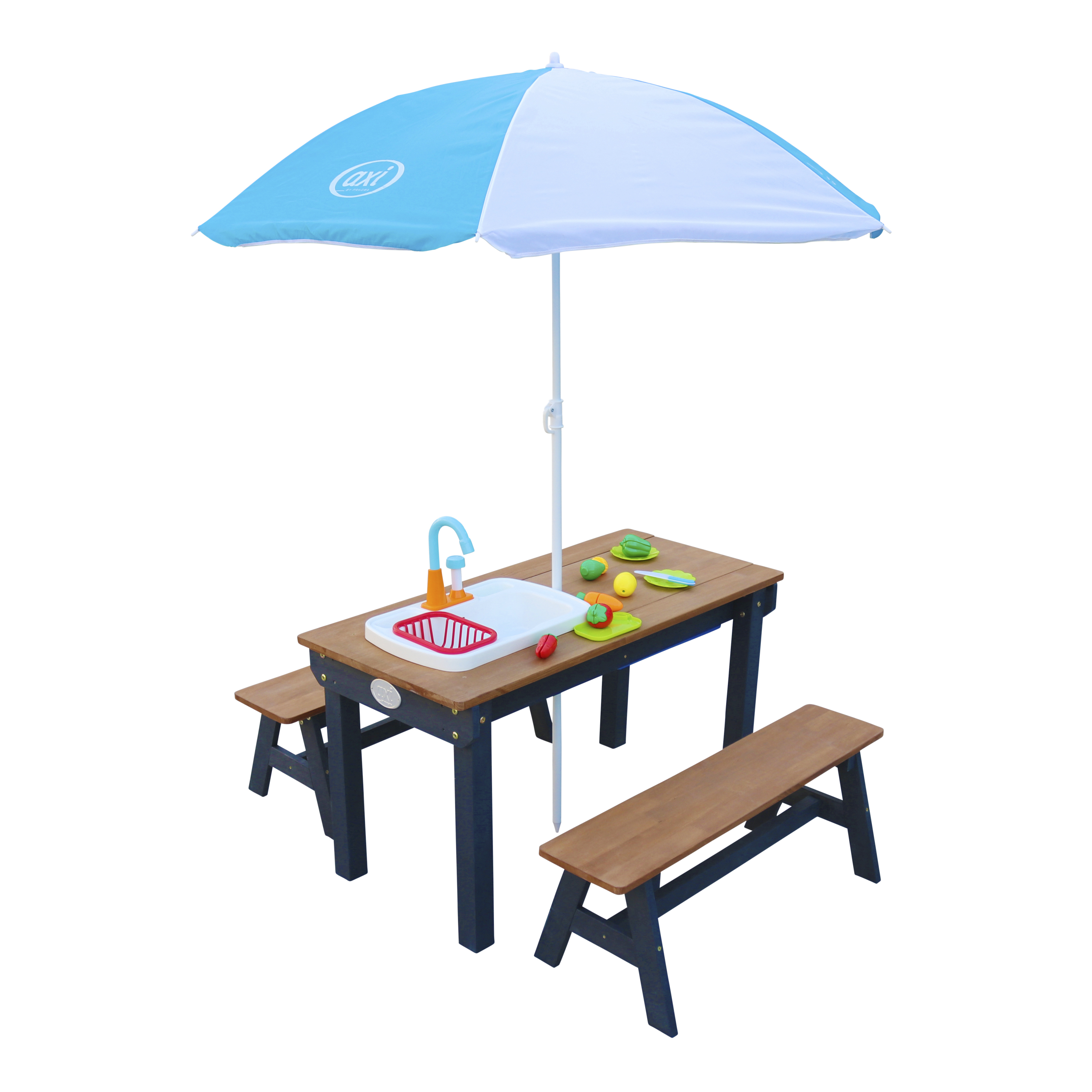 Dennis Sand & Water Picnic Table with Play Kitchen sink and 