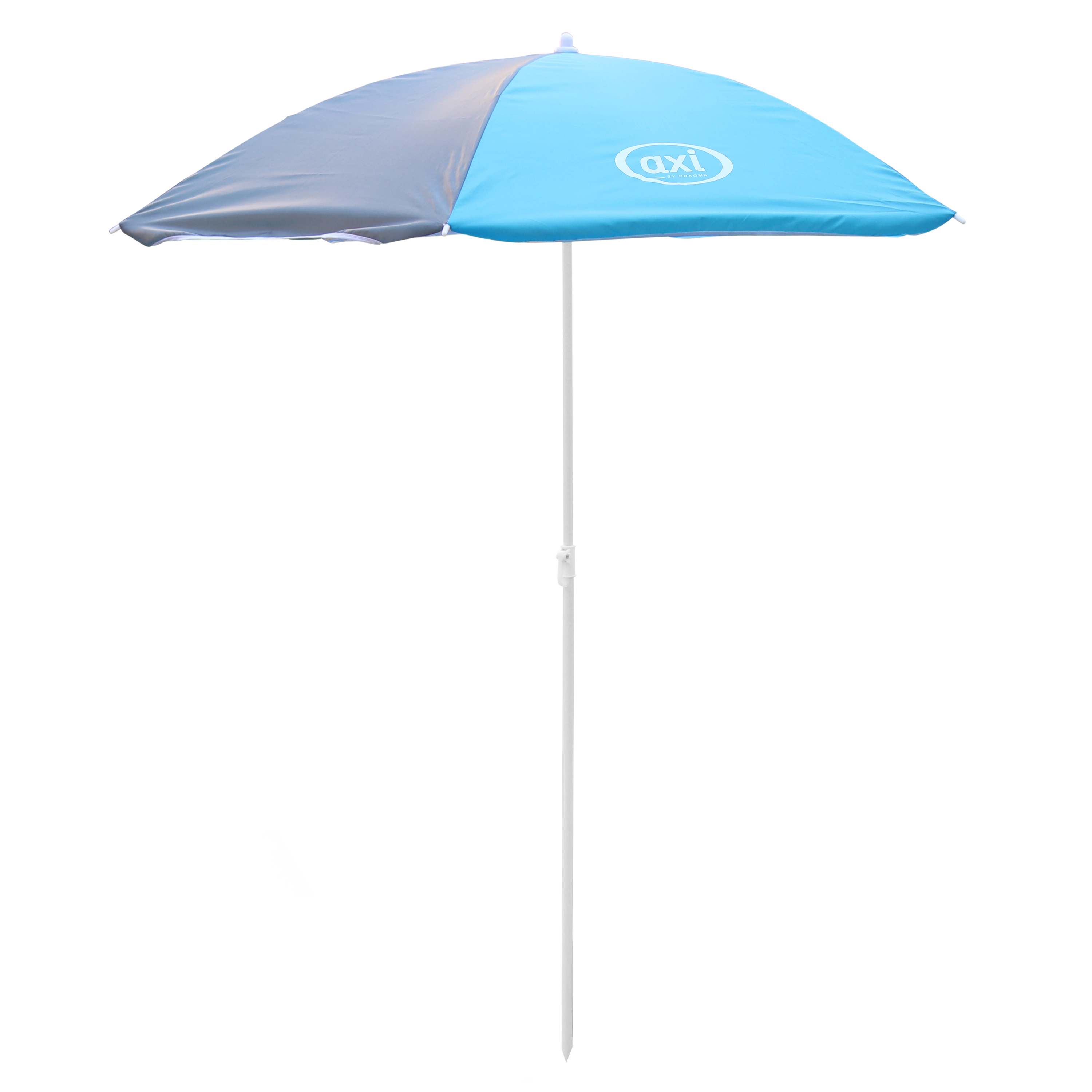 Nick Picknicktafel Antraciet/grijs - Parasol Blauw/grijs
