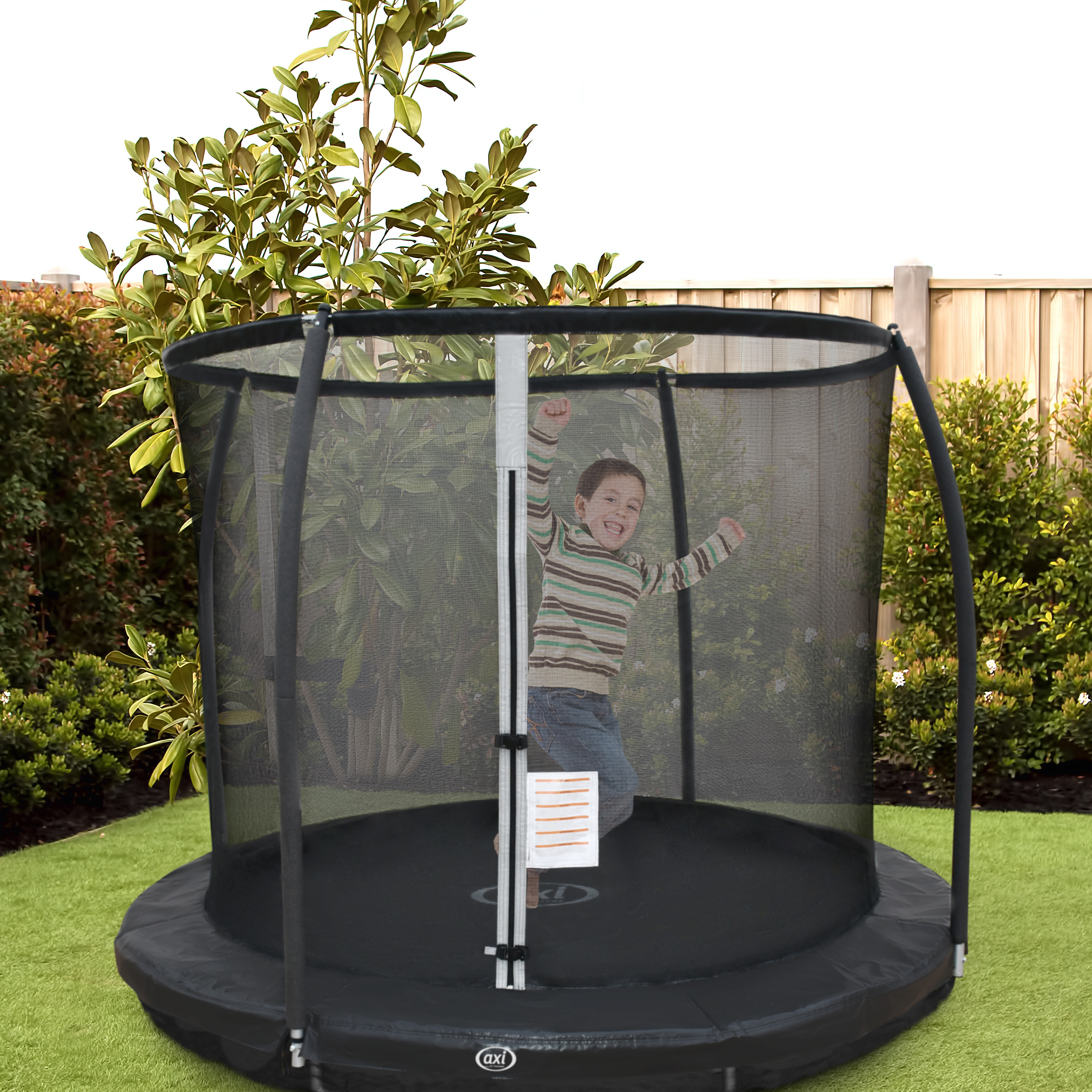 Boston Trampoline 8ft - Inground & onground - Black