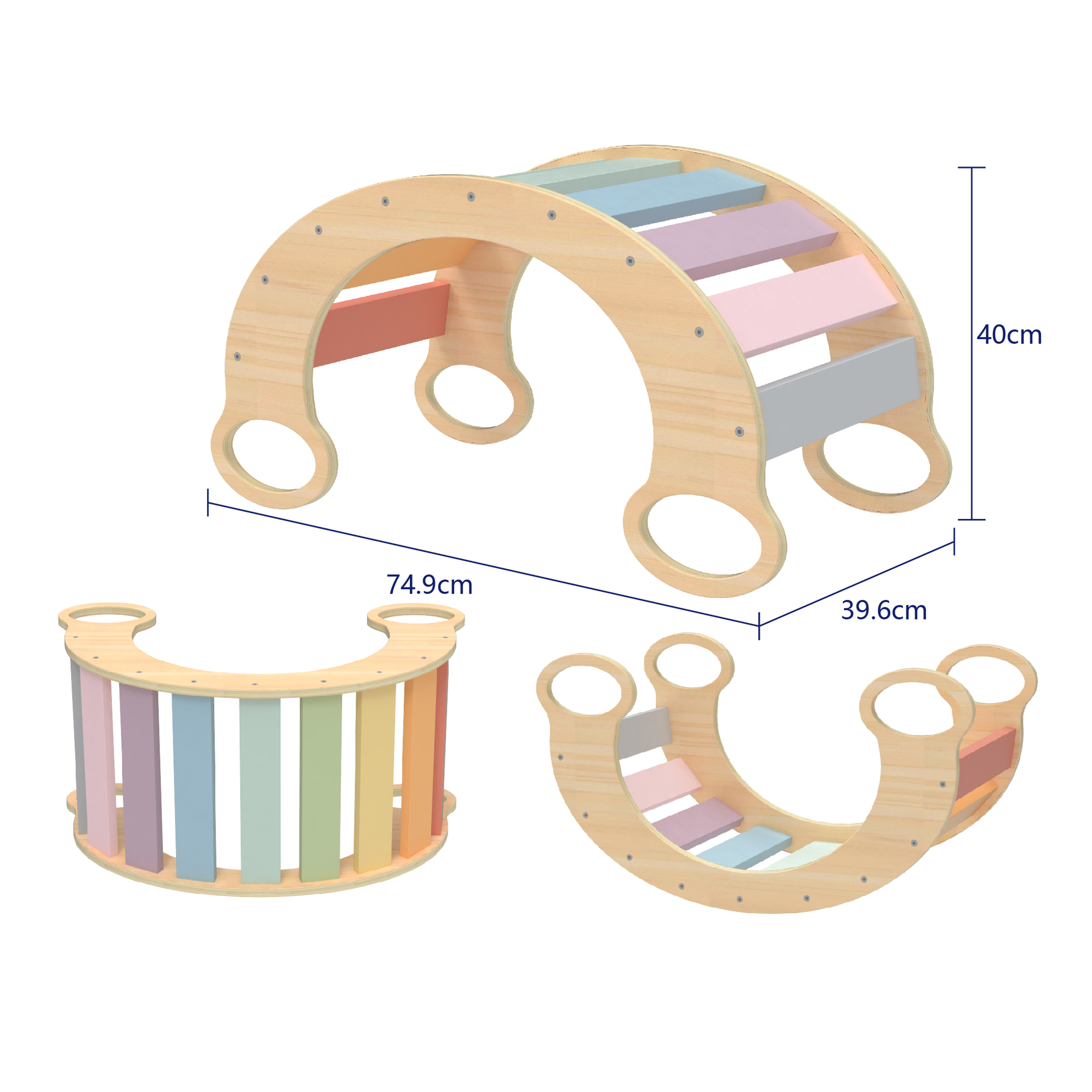 Marlie Climbing Arch Rocker - Pastel