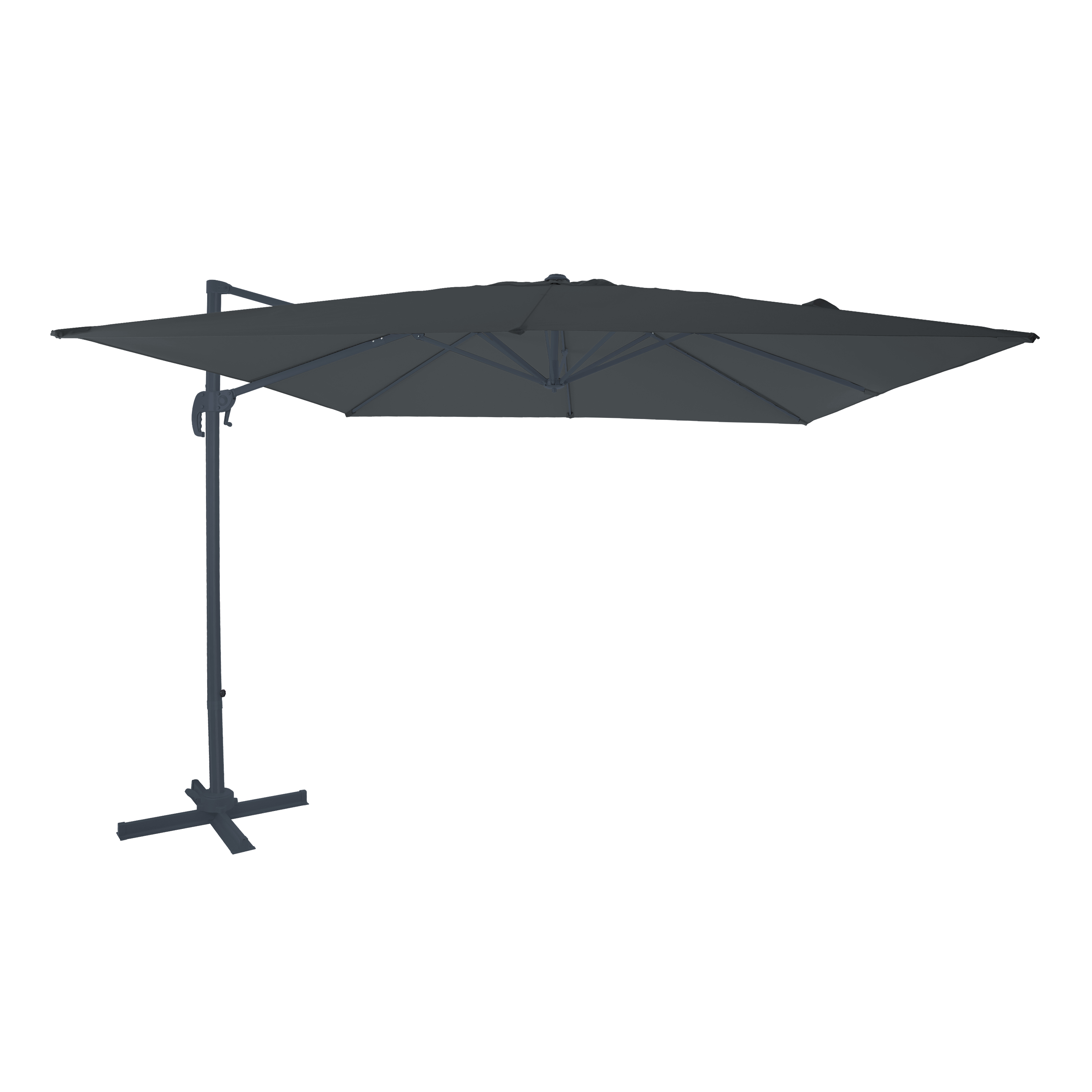 Nima Parasol déporté 300x300 Anthracite/gris