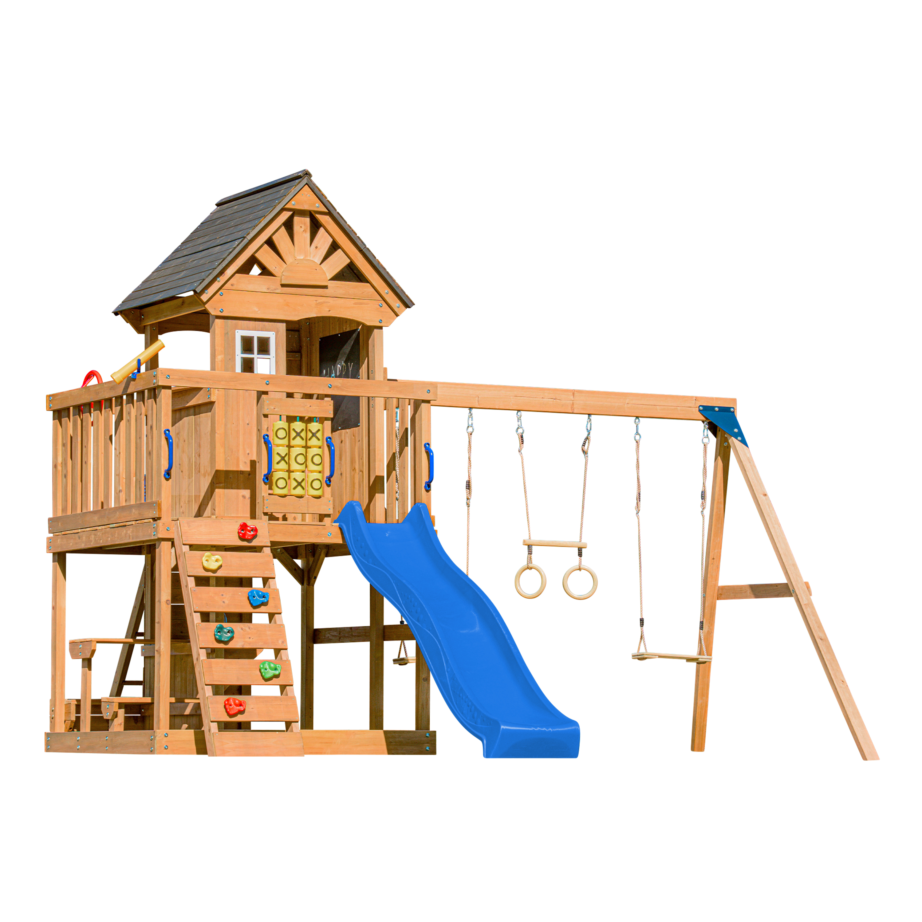 Jack play tower - Blue slide