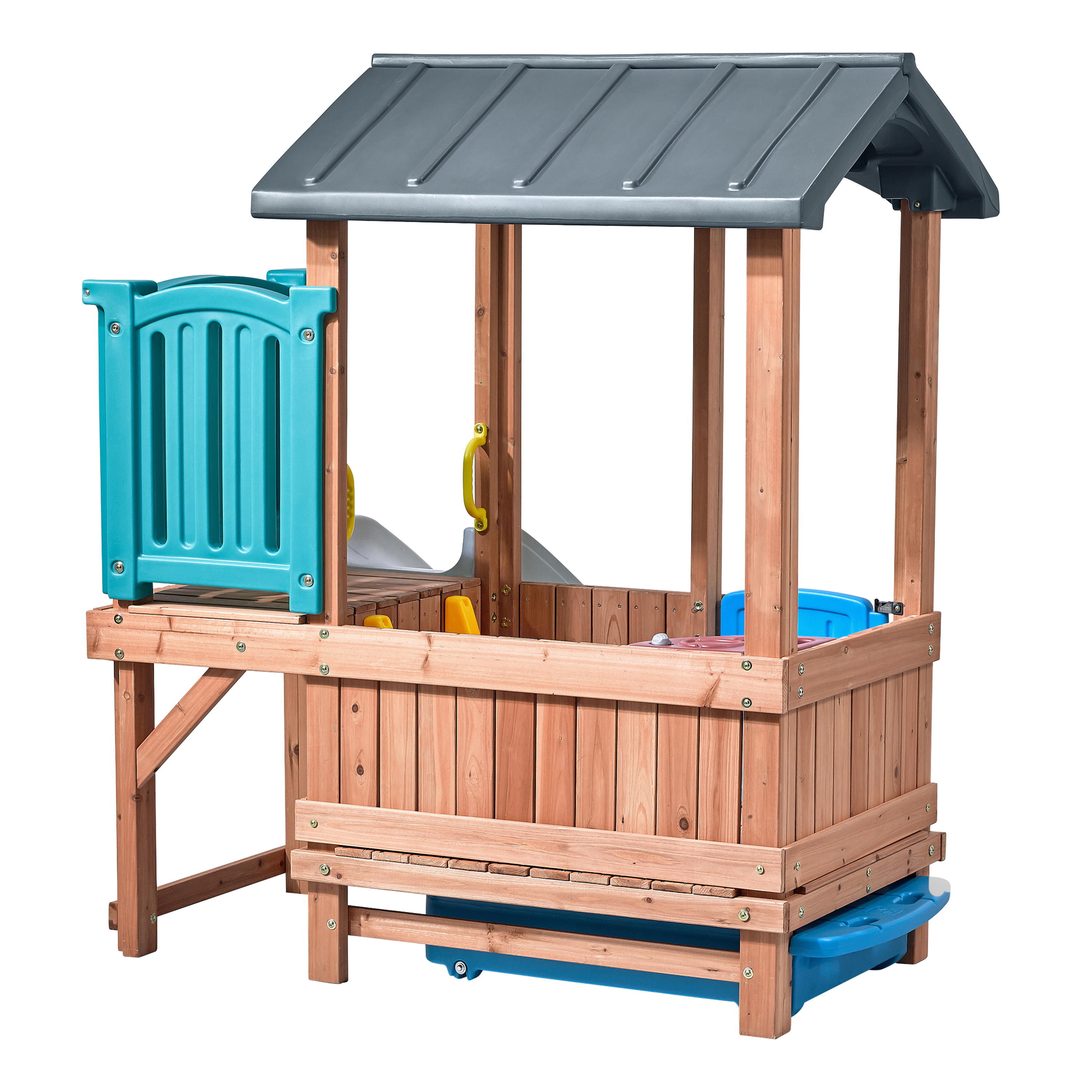 Woodland Adventure Playhouse & Slide